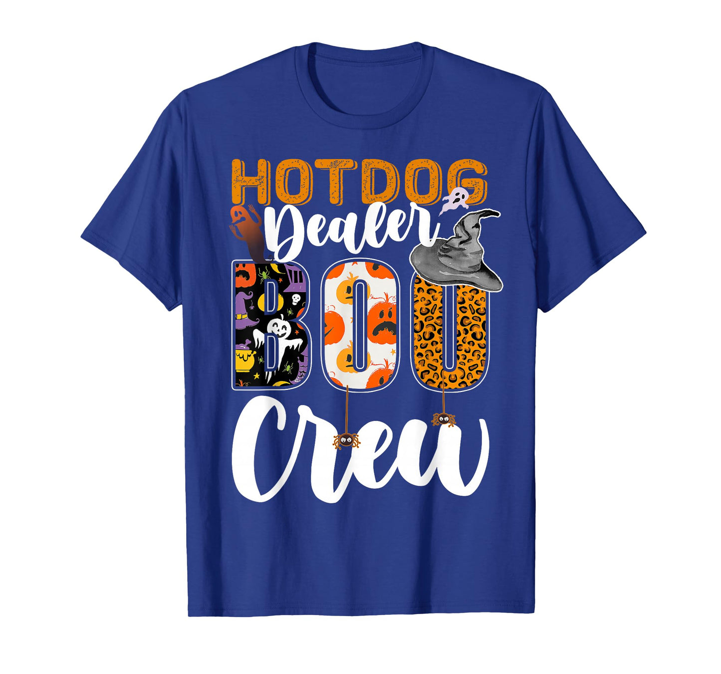 Hotdog Dealer Boo Crew Halloween Match Hot Dog T-Shirt