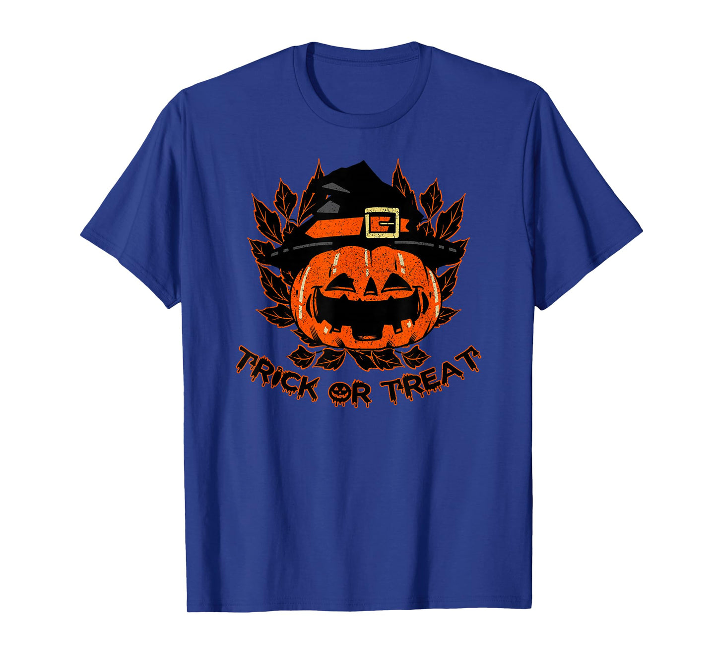 Halloween Pumpkin Hat I Jack O Lantern Trick Or Treat T-Shirt