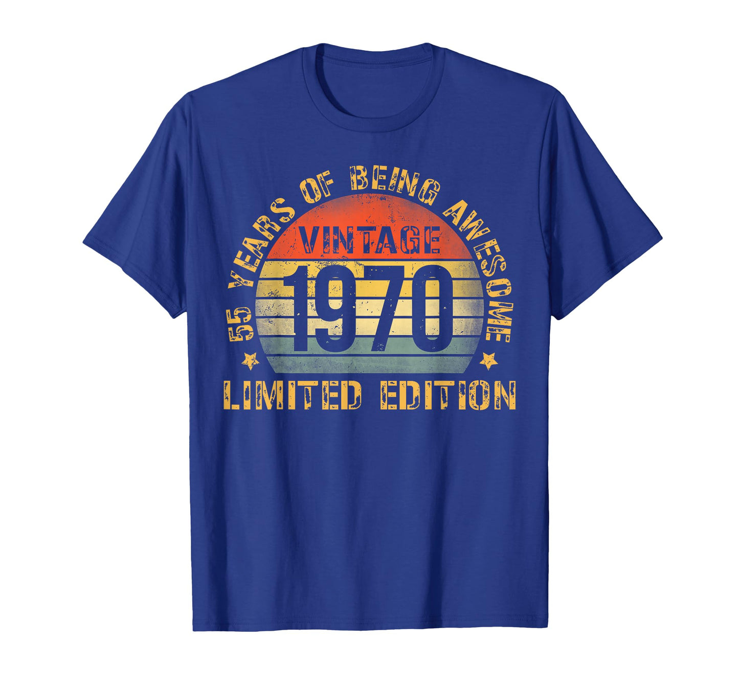 55 Year Birthday Decorations Men Gag 55yr 1970 55th Birthday T-Shirt