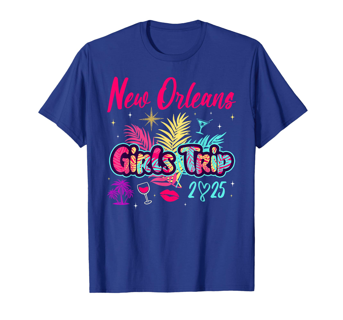 New Orleans Girls Trip 2025 Bachelor Besties Birthday Party T-Shirt