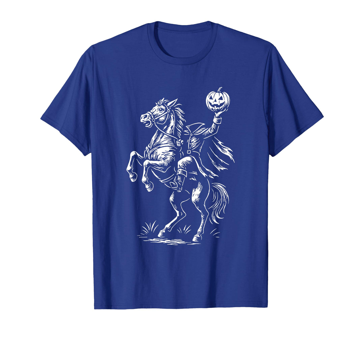 Headless Horseman Halloween Pumpkin Spooky Jack O Lantern T-Shirt