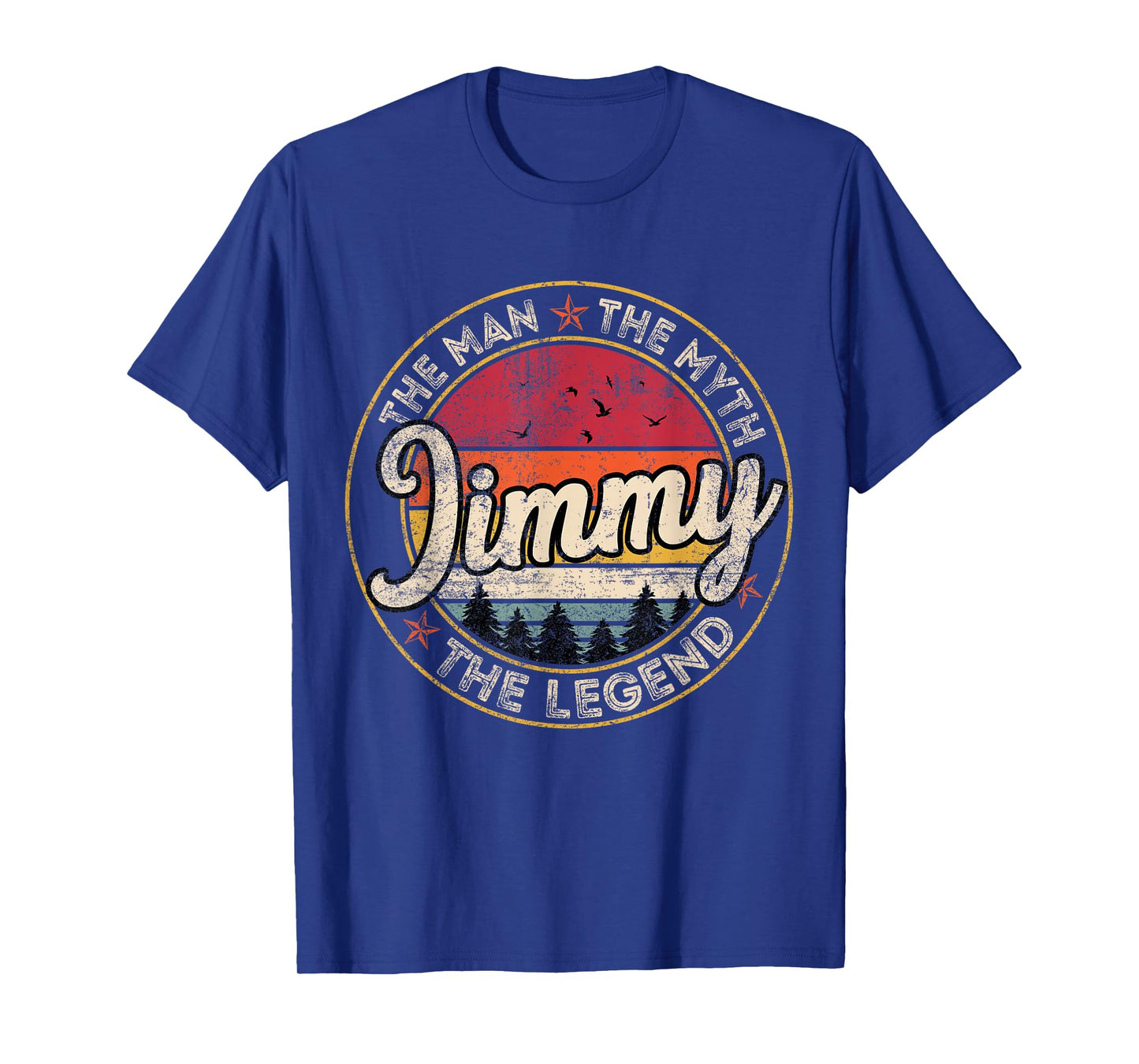 Jimmy The Man The Myth The Legend Personalized Name T-Shirt