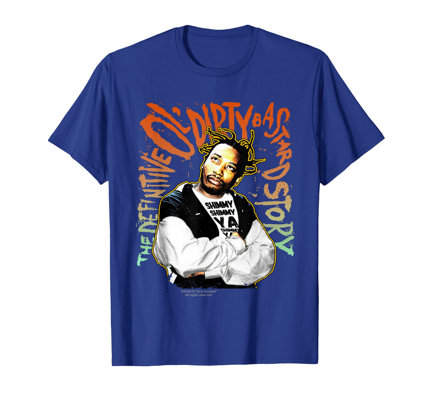 ODB Ol Dirty Ba--ard Shimmy Ya Retro 90s Hip Hop Rap Style T-Shirt