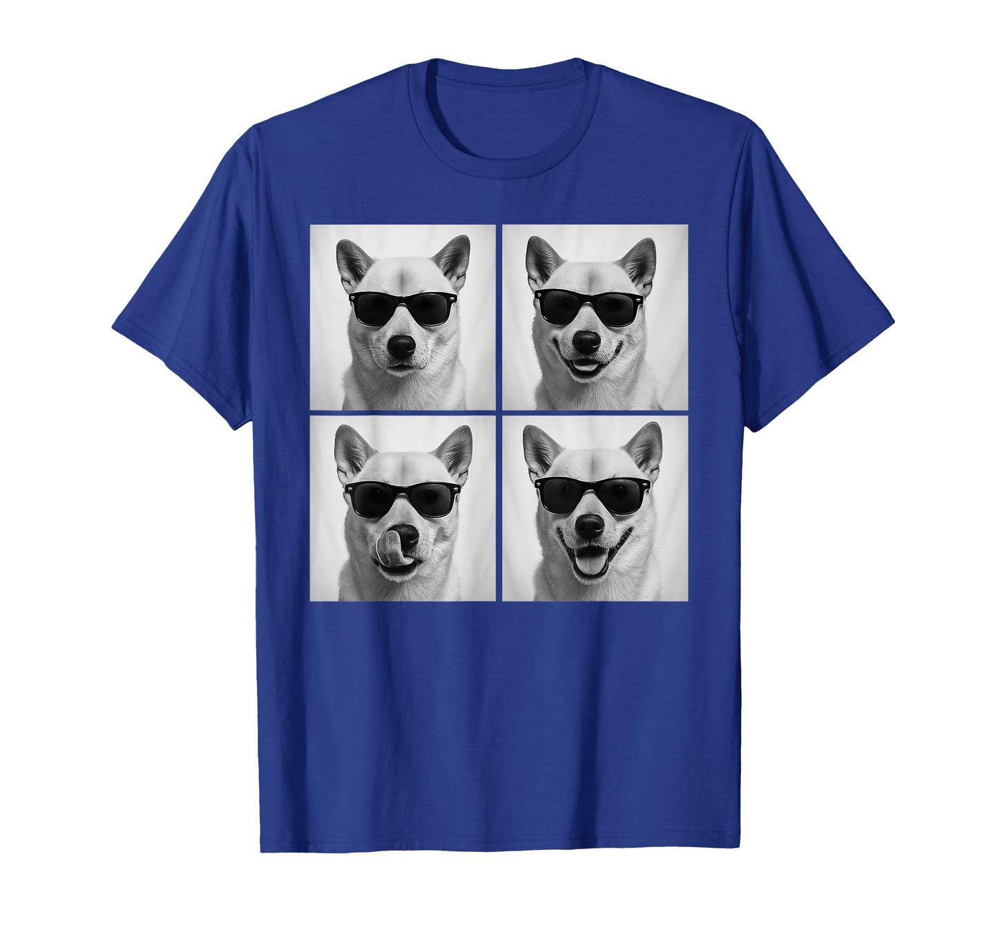 Funny Korean Jindo Dog Lover Cute Korean Jindo Photo Booth T-Shirt for Men Women Kids