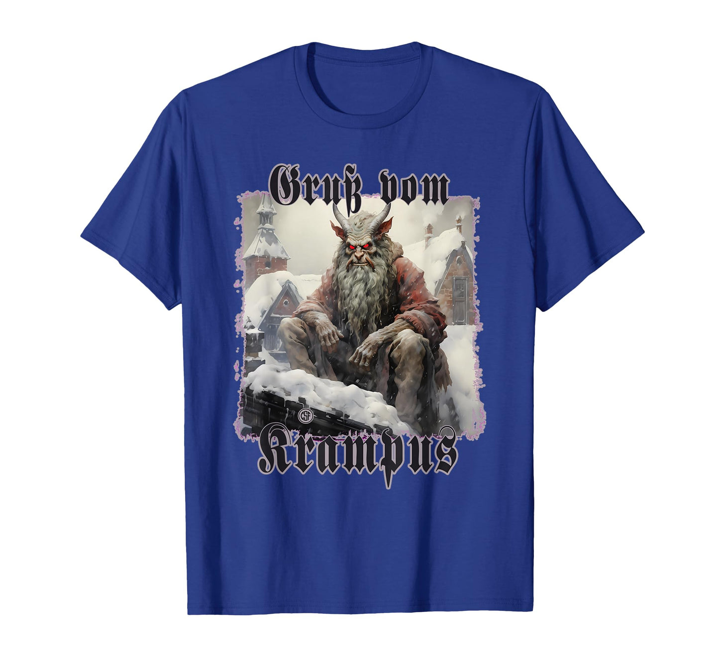 Greeting from Krampus Christmas Legend Figure T-Shirt