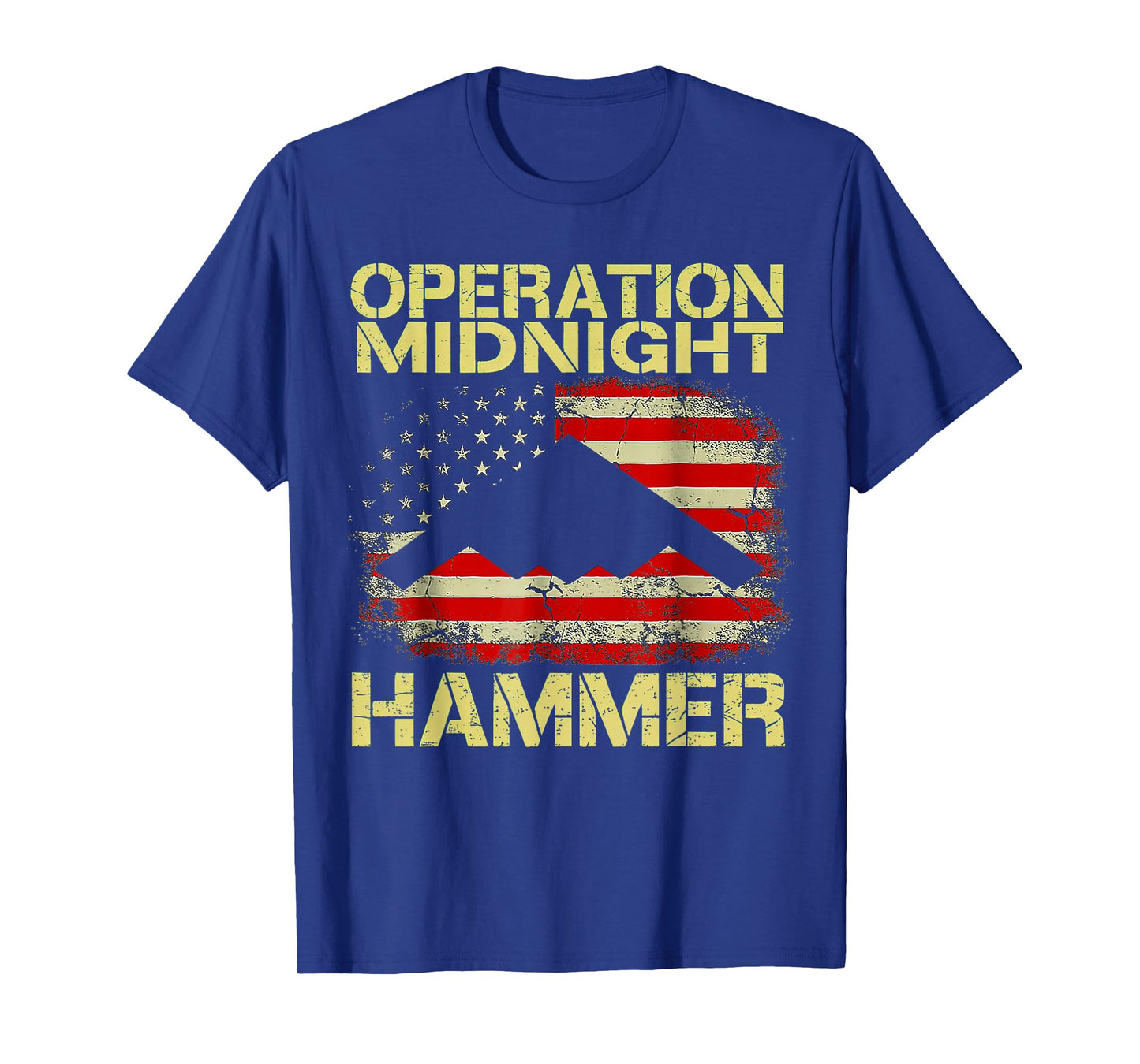 Retro Operation Midnight Hammer with American Flag T-Shirt