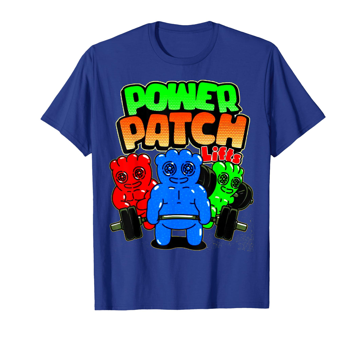 Funny Power Patch Lifts Weightlifting Bodybuilding Workout T-Shirt