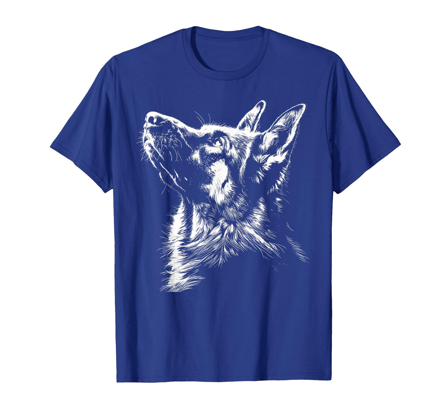 German Shepherd Silhouette Graphic German Shepherd Dog Lover T-Shirt