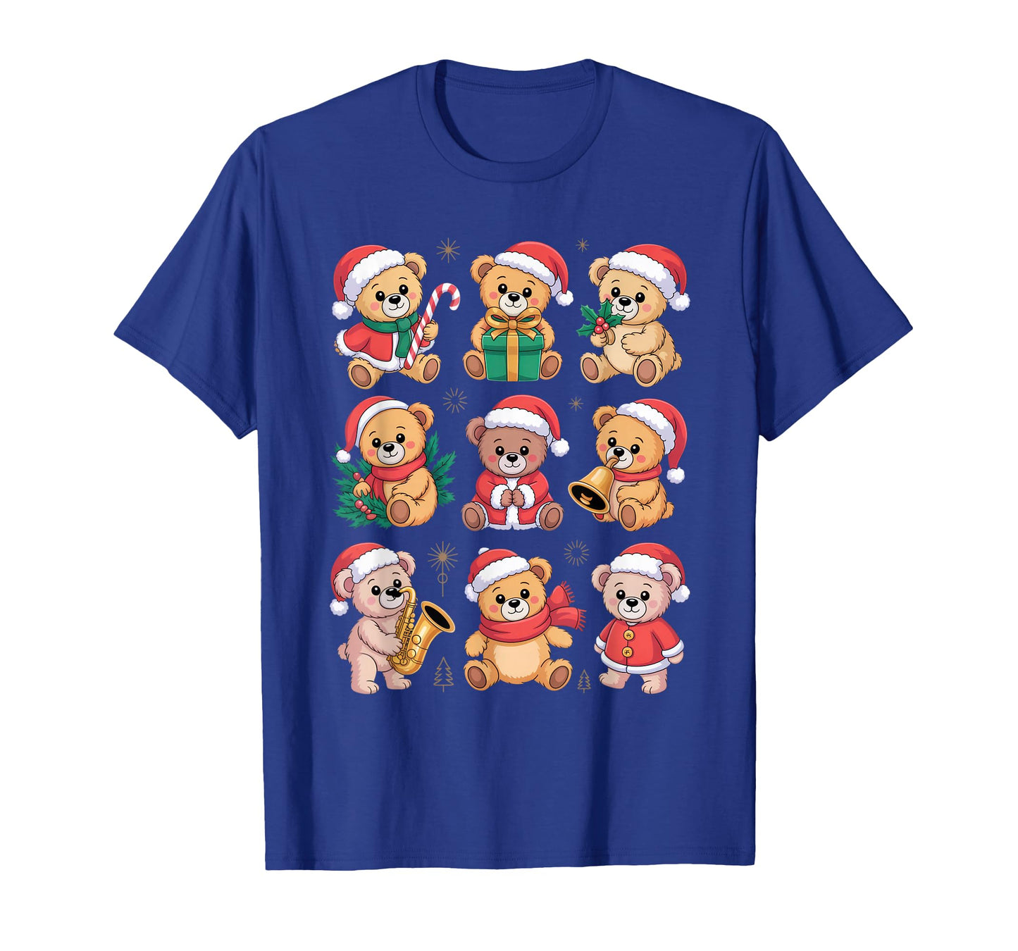 Adorable Santa Bears Christmas Cheer for Kids and Festive T-Shirt