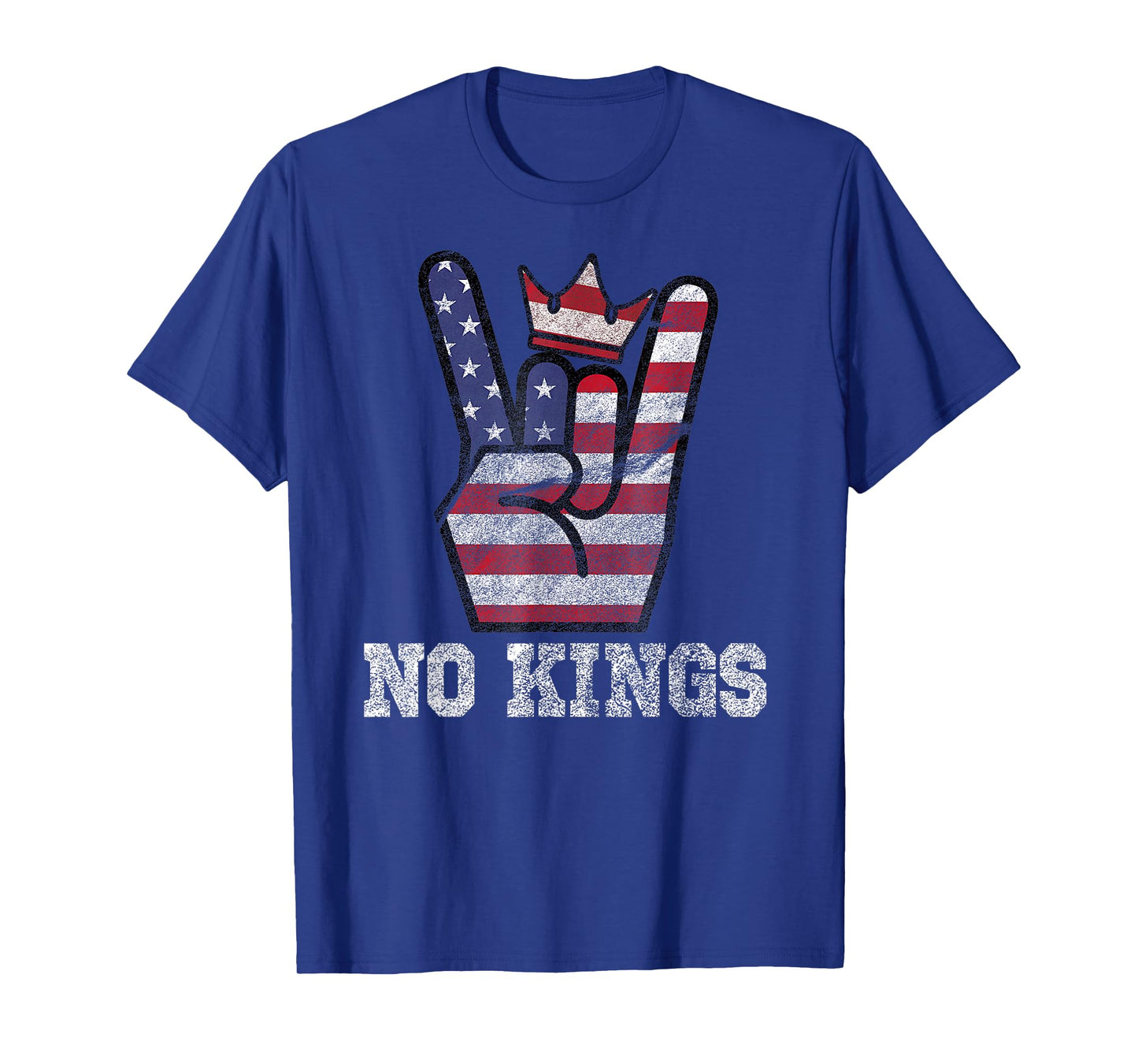 No Kings Shirt 4th of July Vintage American Flag No Kings T-Shirt