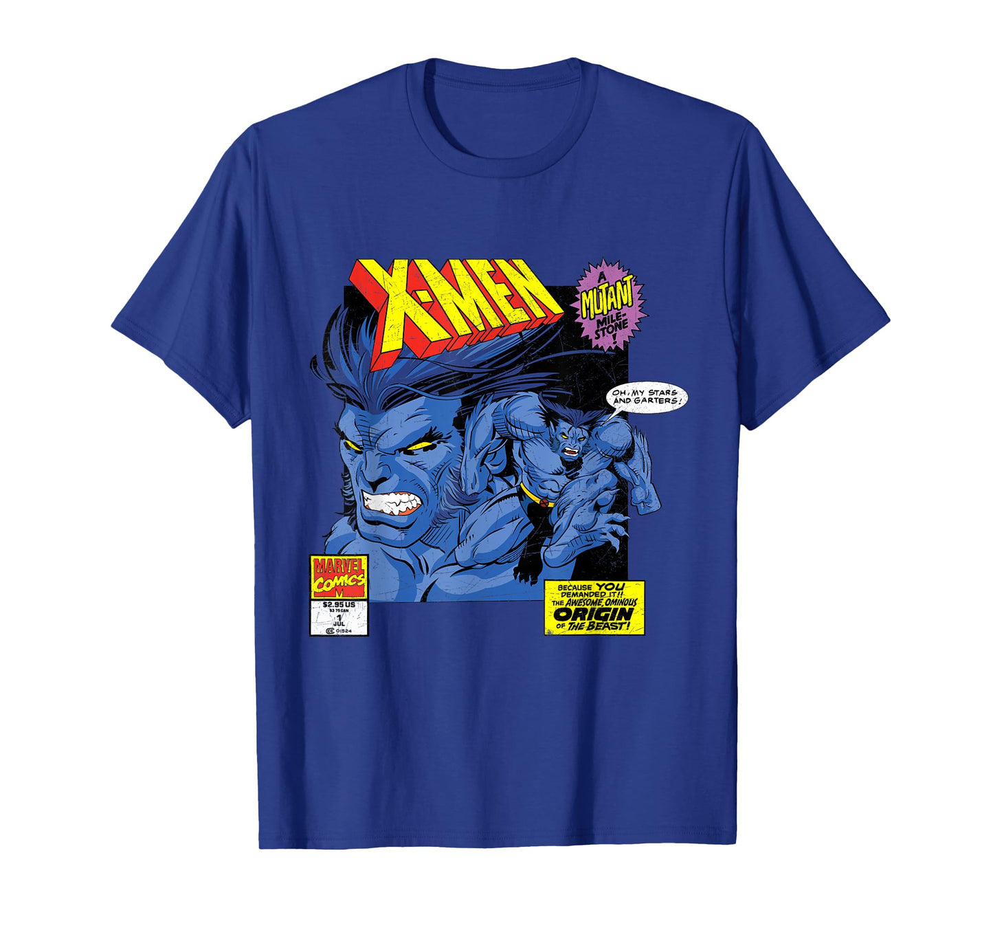 Marvel X-Men The Beast Mutant Milestone Comic T-Shirt T-Shirt