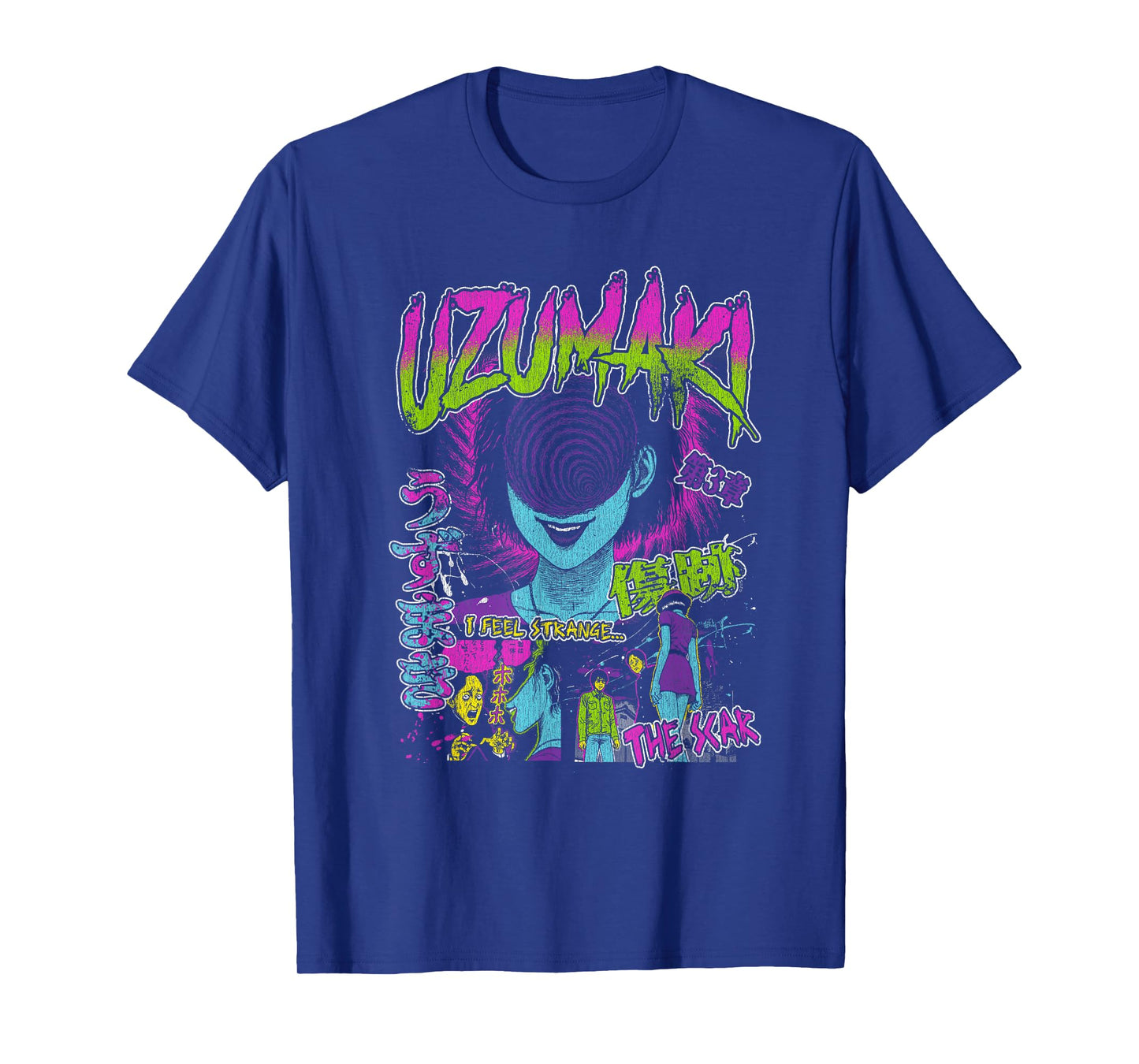 Uzumaki Junji Ito Spiral Girl Horror Manga T-Shirt