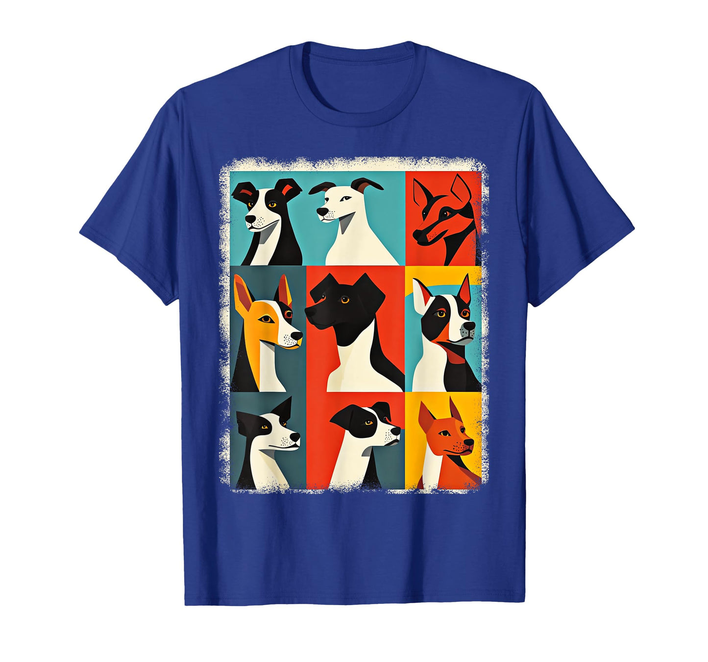 Retro Mid-Century Modern Dogs 50s 60s Style T-Shirt