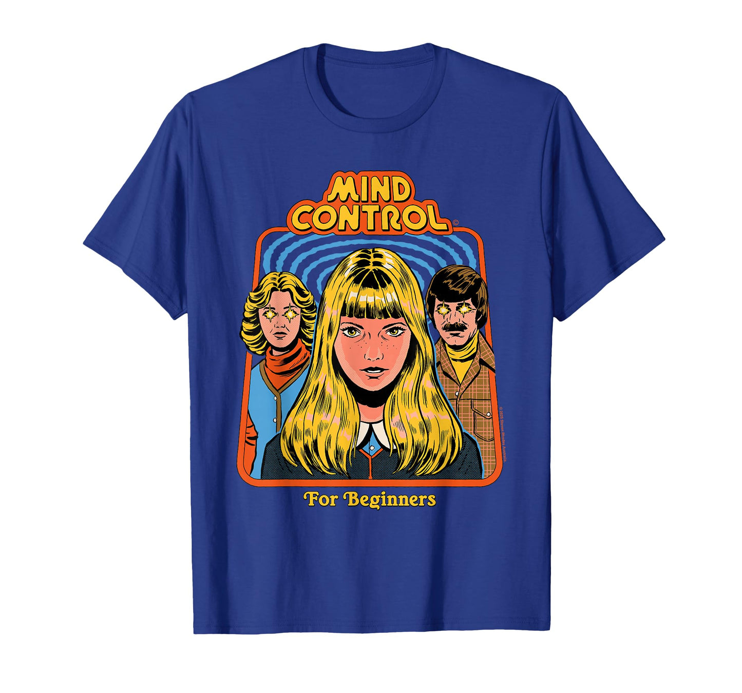 Mind Control Sarcastic Retro Vintage Funny Adult Humor T-Shirt