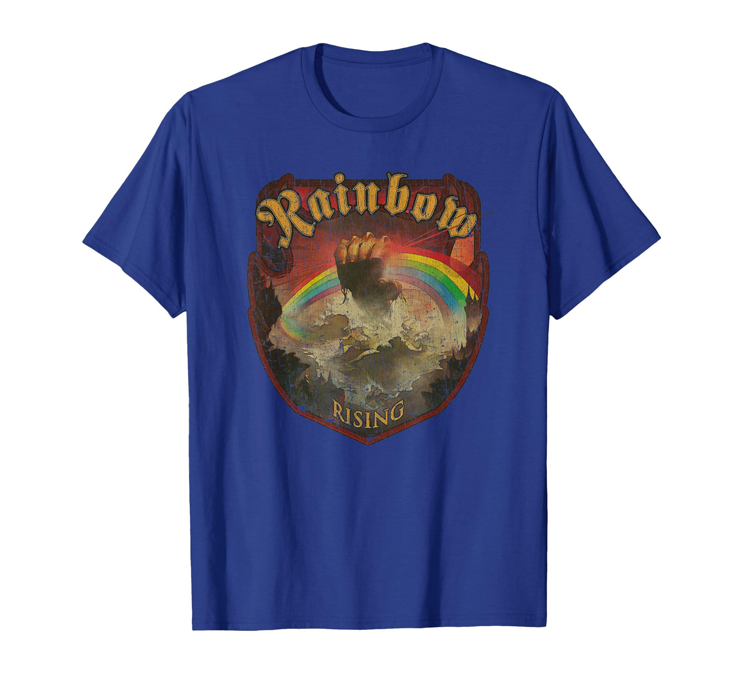 Vintage Rainbow Rising 70s Music Demon Hard Rock T-Shirt
