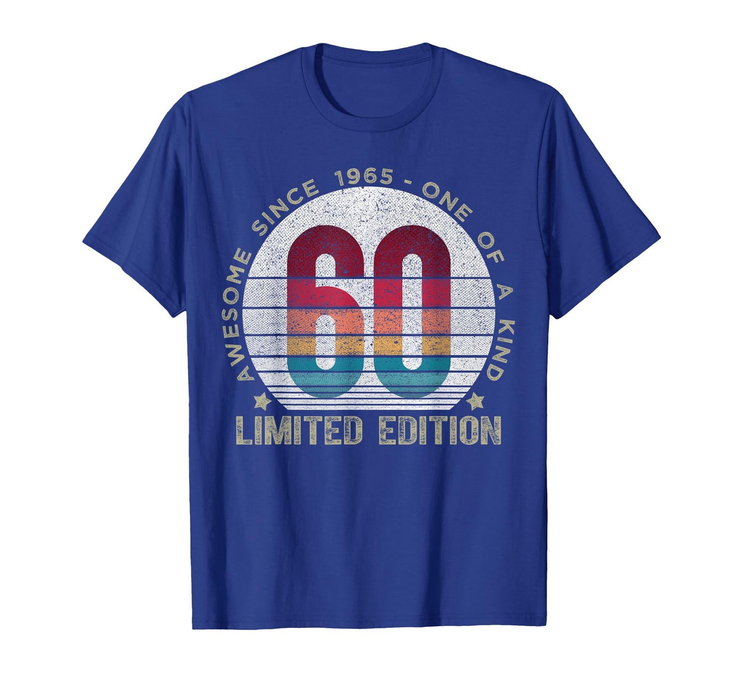 60 Year Old Gifts Vintage 1965 Limited Edition 60th Birthday T-Shirt