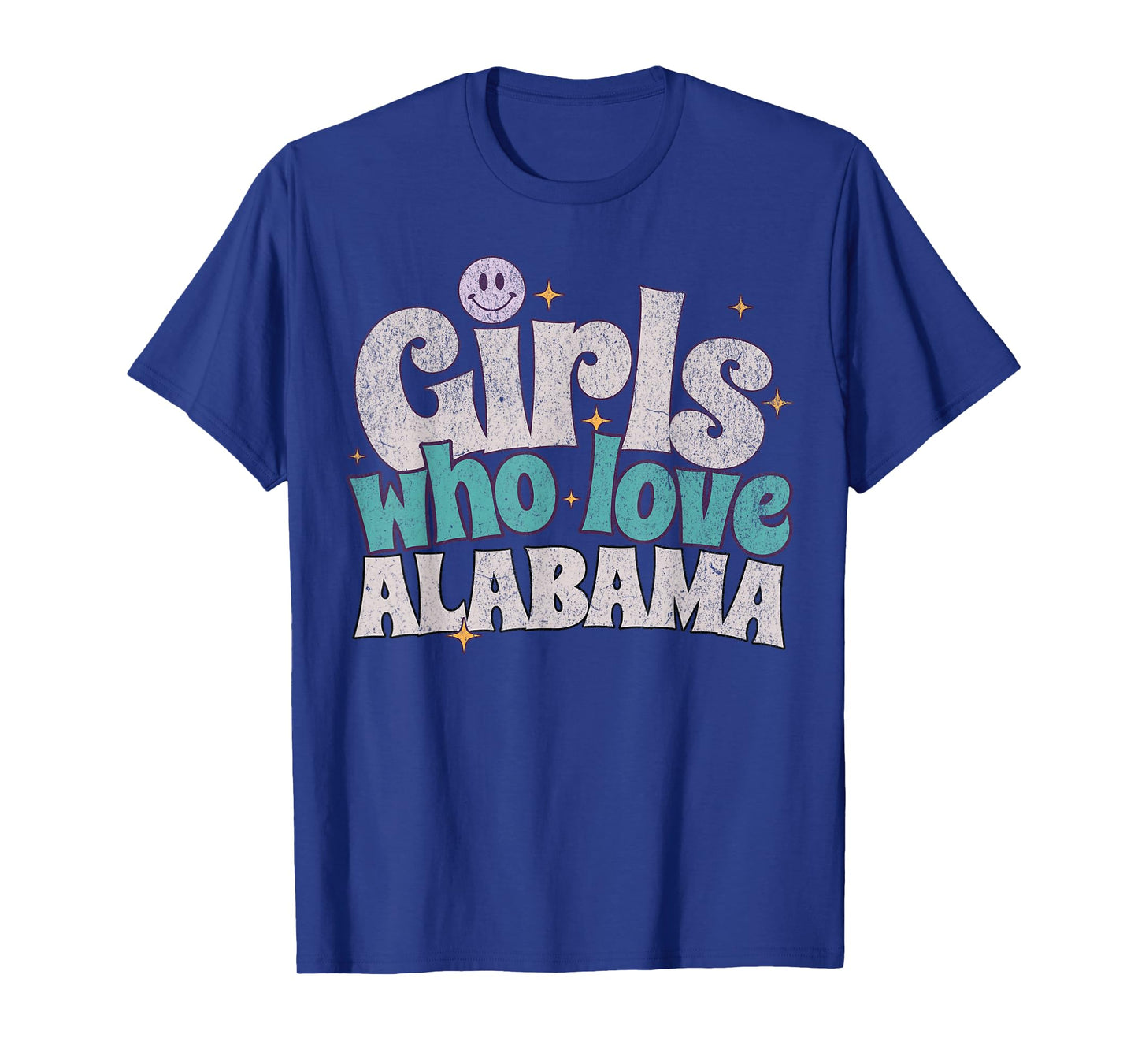Girls Who Love Alabama, Women's Cute Alabama T-Shirt