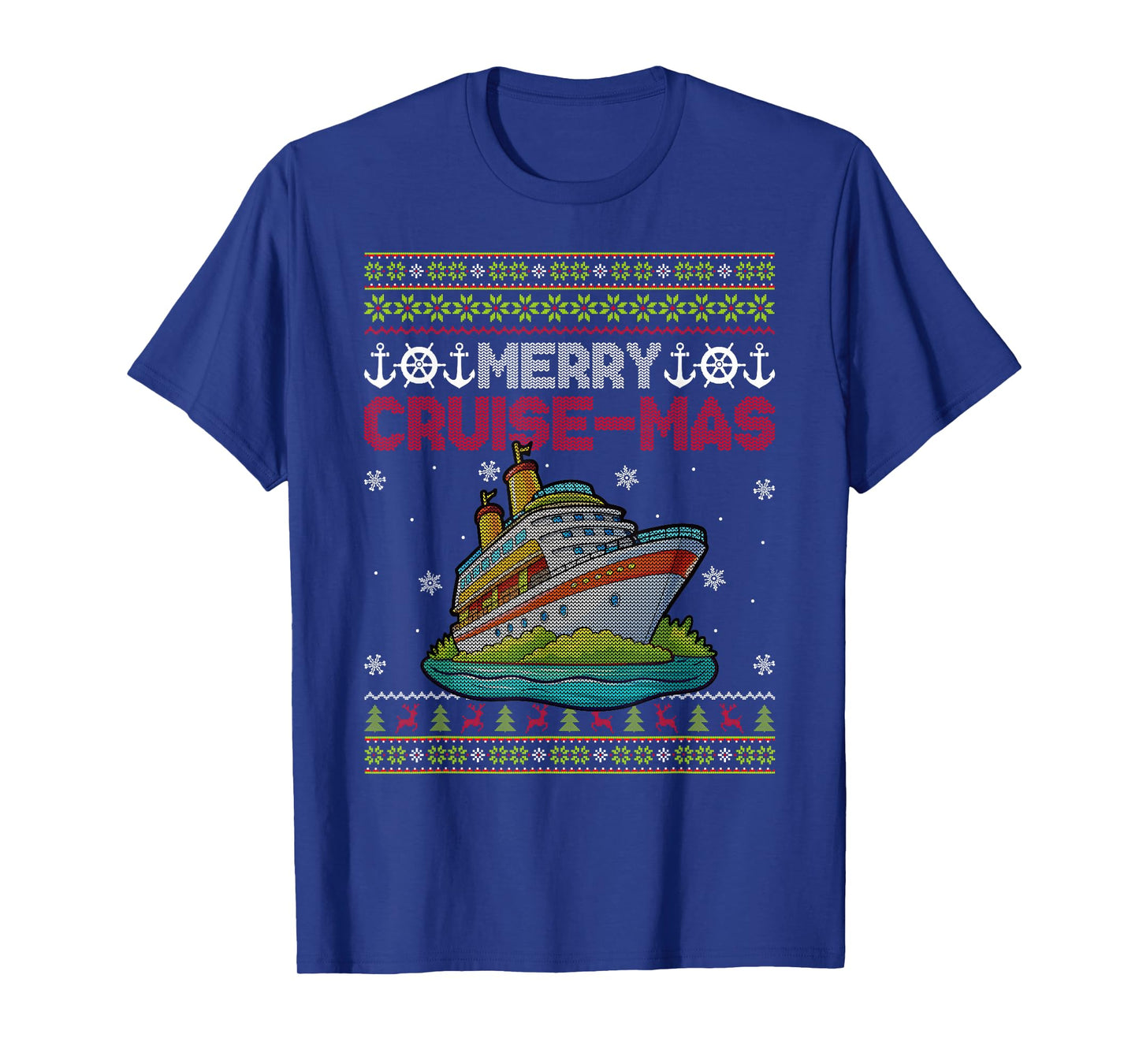 Cruise Ship Family Cruising Vacation Ugly Christmas Sweaters T-Shirt