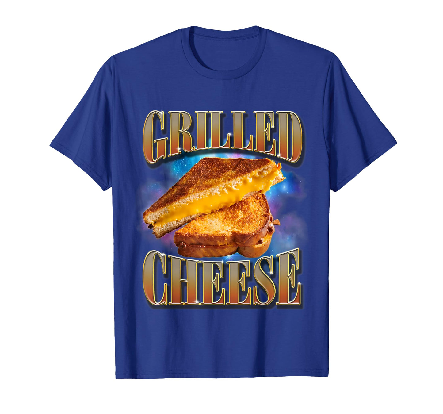 Grilled Cheese Food Lover Funny Gag Weird Meme 90s Trendy T-Shirt