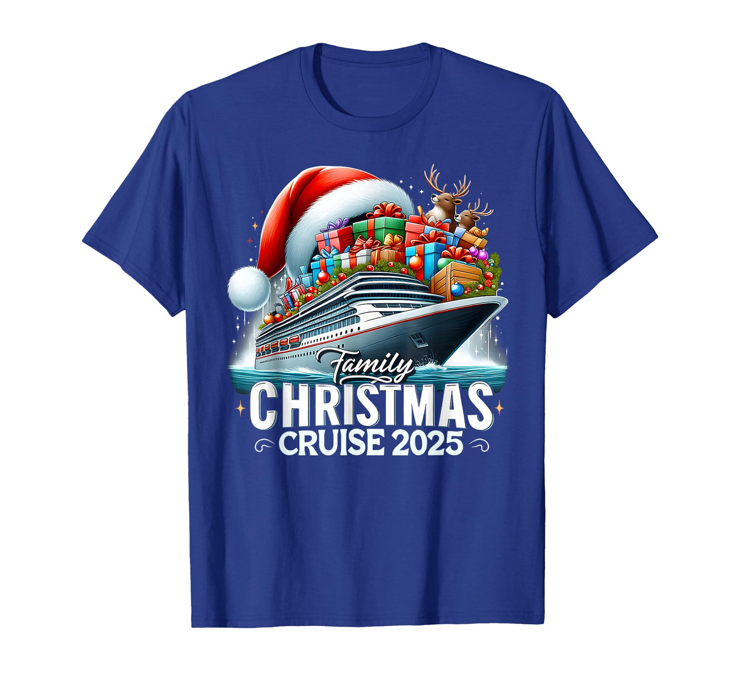 Family Christmas Cruise 2025 Matching Family Cruise Holiday T-Shirt