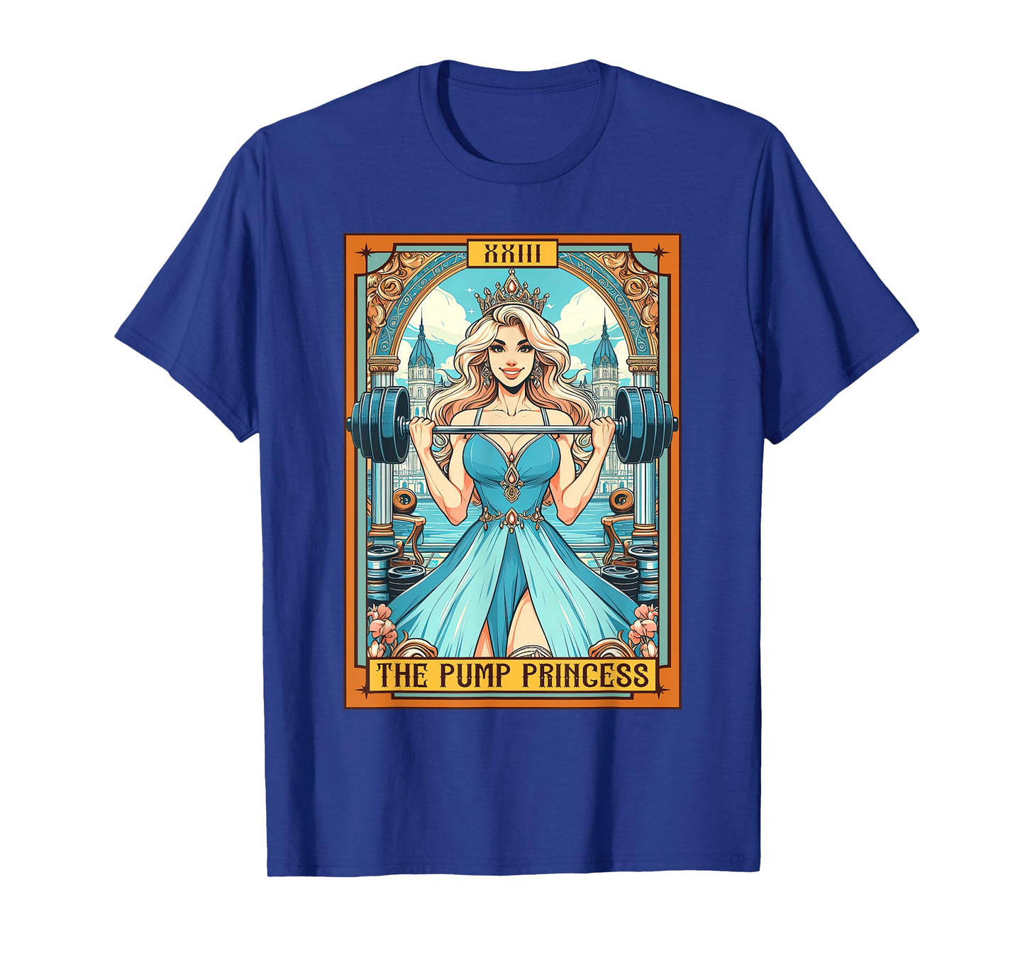Body Pump Fitness Workout Gym The Pump Princess Tarot Card T-Shirt