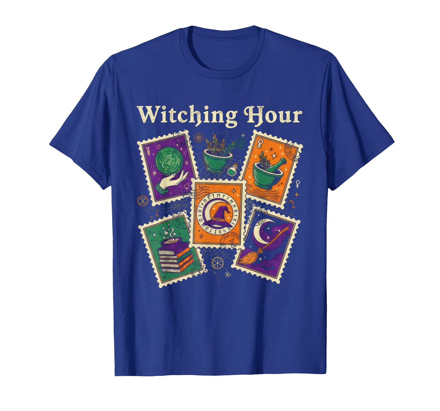 Witching Hour Halloween Witchcore Magic Stamps T-Shirt