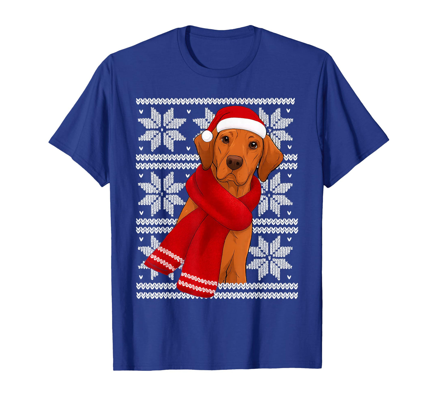 Rhodesian Ridgeback Ugly Christmas Holiday Dog Lover T-Shirt