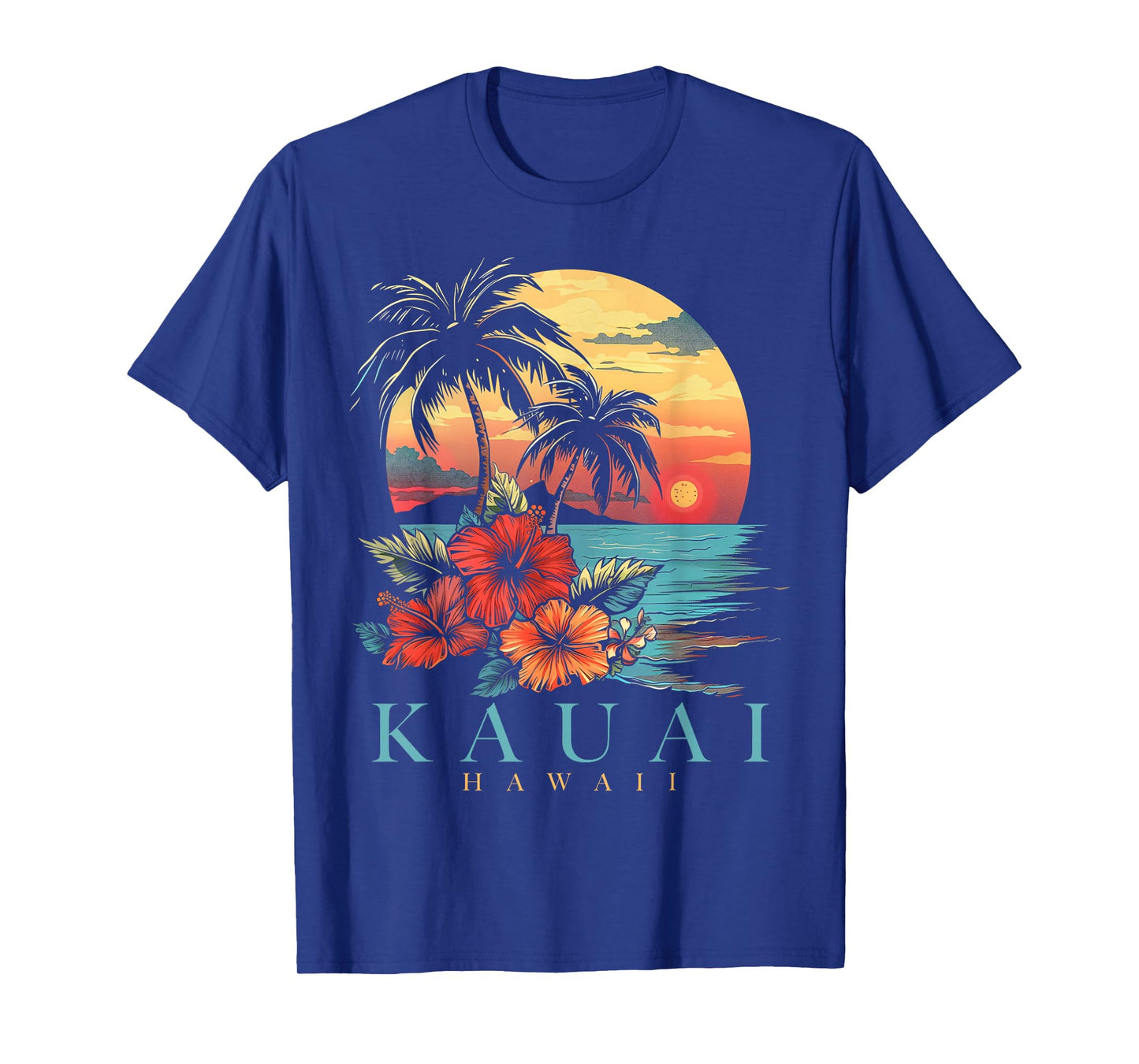 Kauai Hawaii Aloha Hawaiian Surf Surfer Vintage T-Shirt