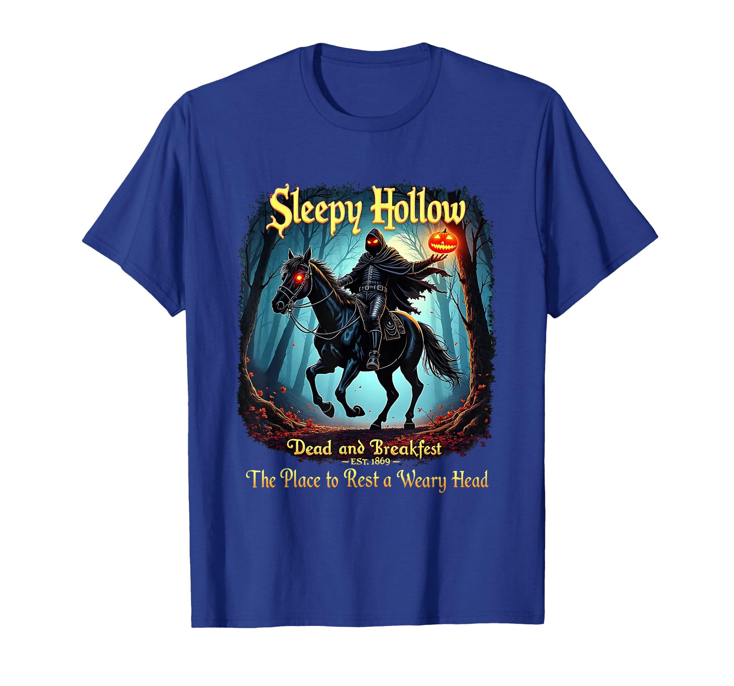 Sleepy Hollow Horseman Halloween Spooky Season Vintage T-Shirt