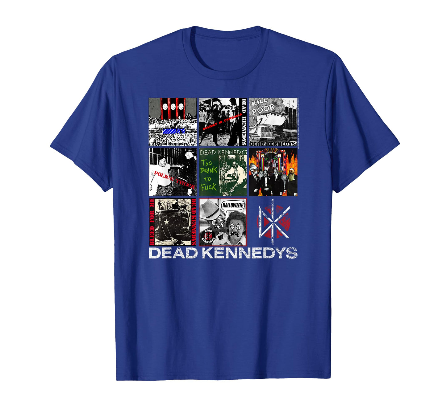 Dead Kennedys Singles Covers Vintage Punk Band T-Shirt