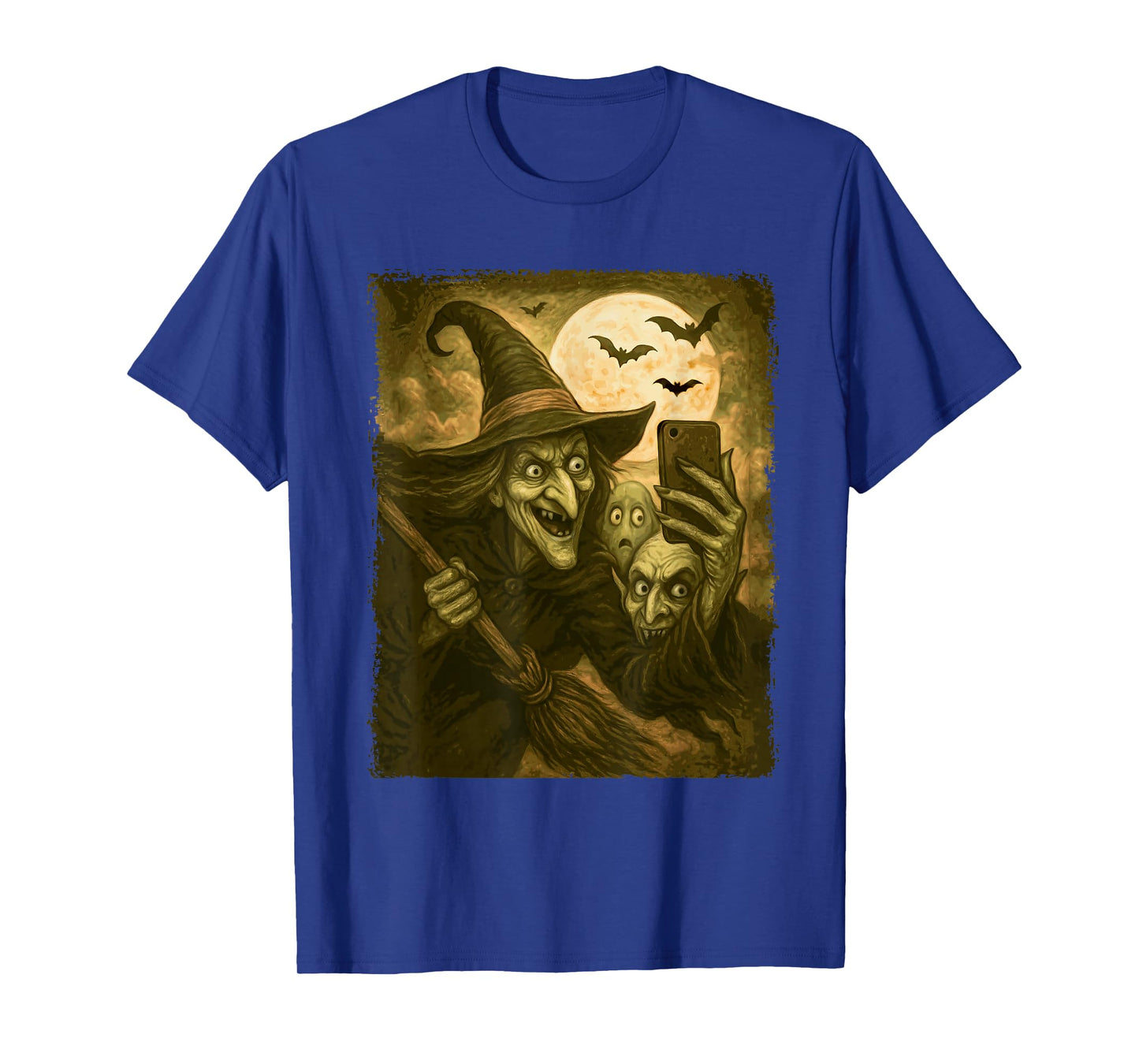 Witch Group Selfie Meme Funny Halloween T-Shirt