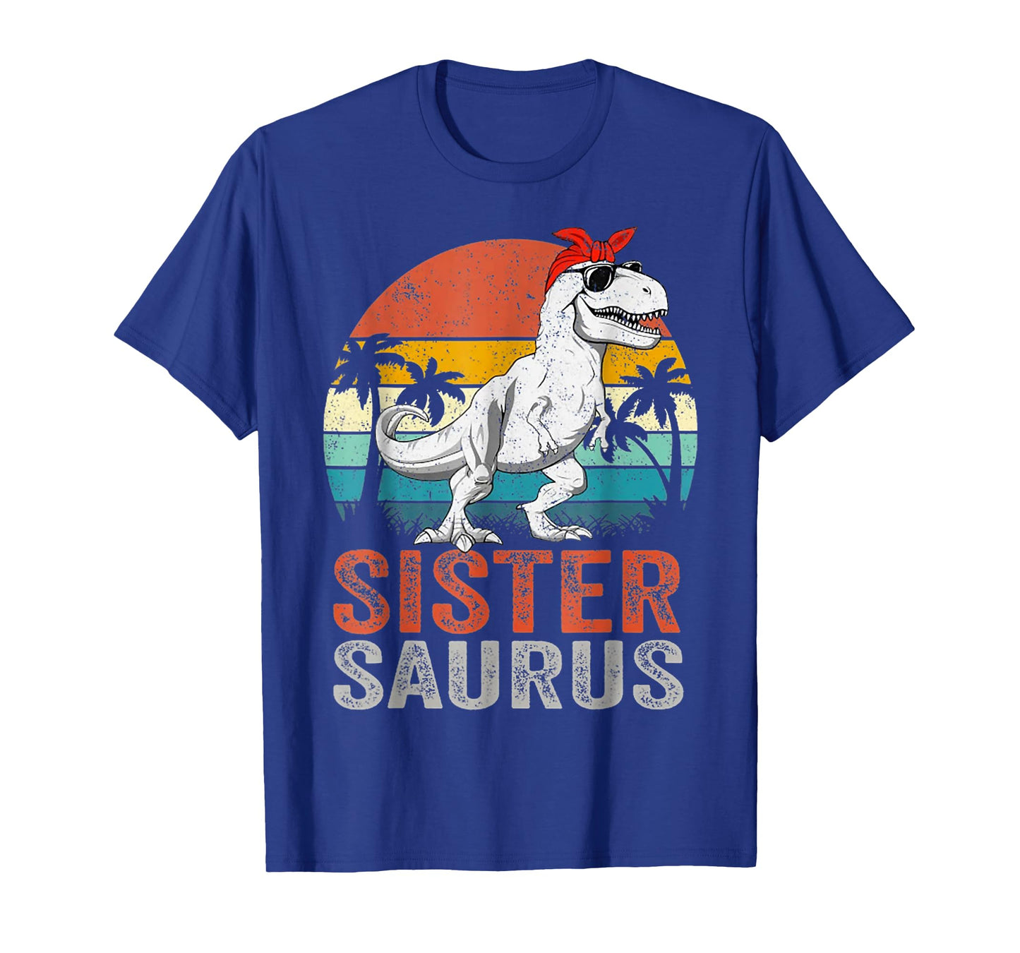 Sistersaurus T Rex Dinosaur Sister Saurus Family Matching T-Shirt