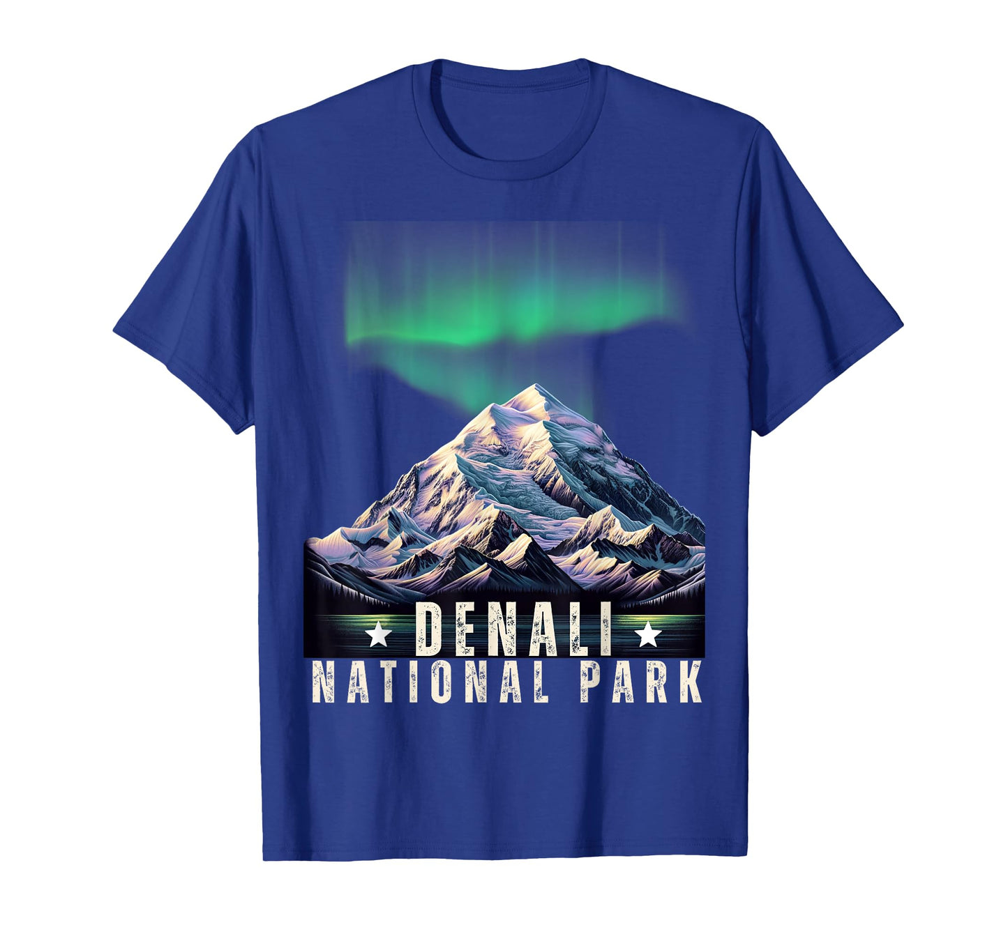 Denali National Park Vintage Alaska Denali Mountain Peak T-Shirt