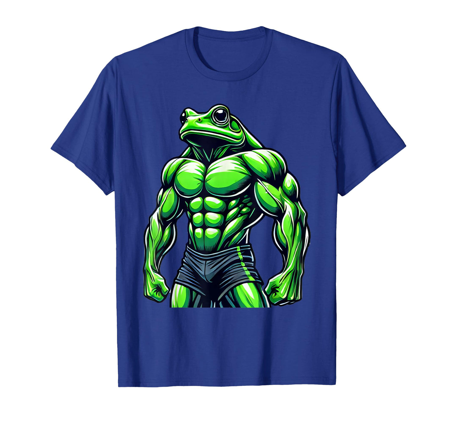 Muscular Frog Powerlifting Weightlifting Gym Workout T-Shirt