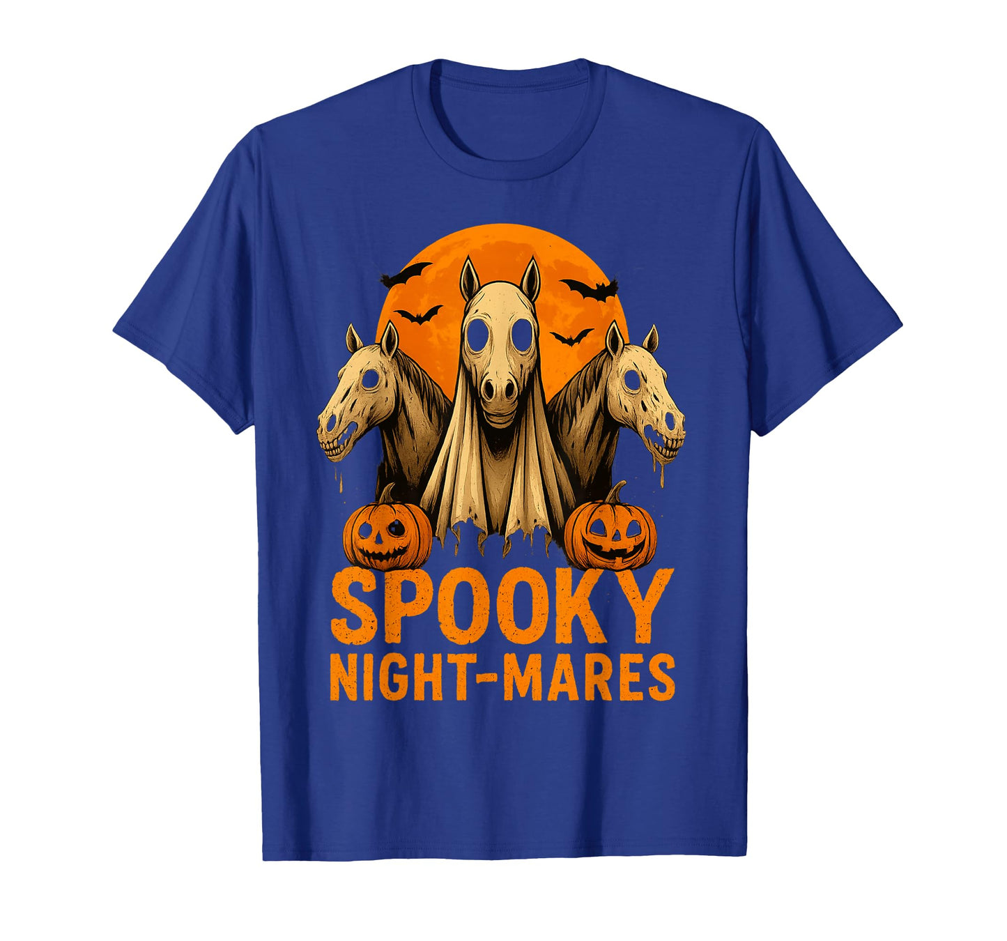 Spooky Night-Mares Halloween Spooky Season Funny Horses T-Shirt