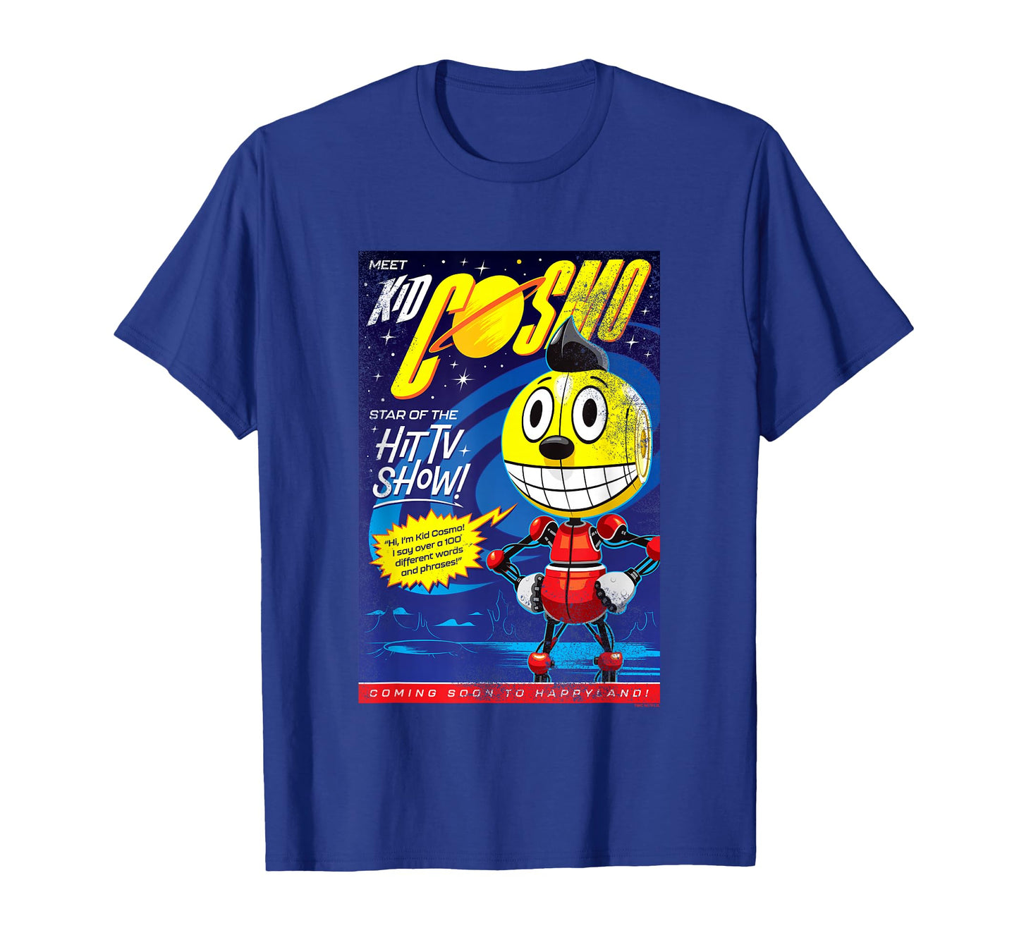 The Electric State Meet Kid Cosmo Distressed Poster T-Shirt