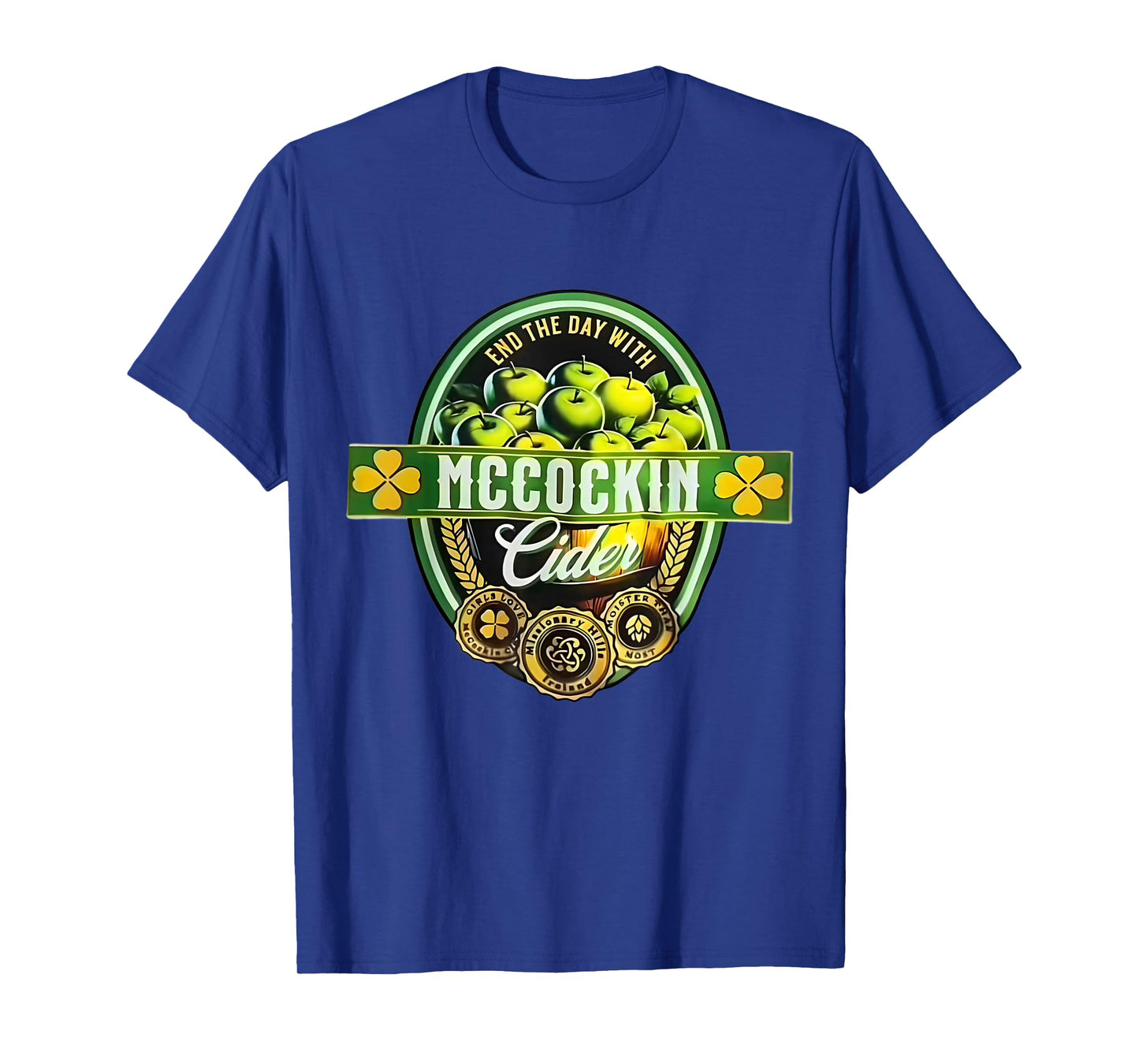 Vintage Maccockin Cider Funny St Patrick's Day T-Shirt