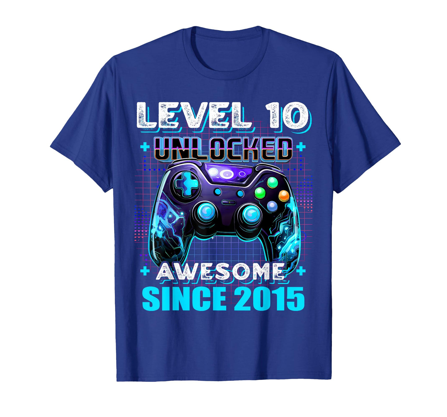 10th Birthday Boy Level 10 Gamer 10 Year Video Game Party T-Shirt