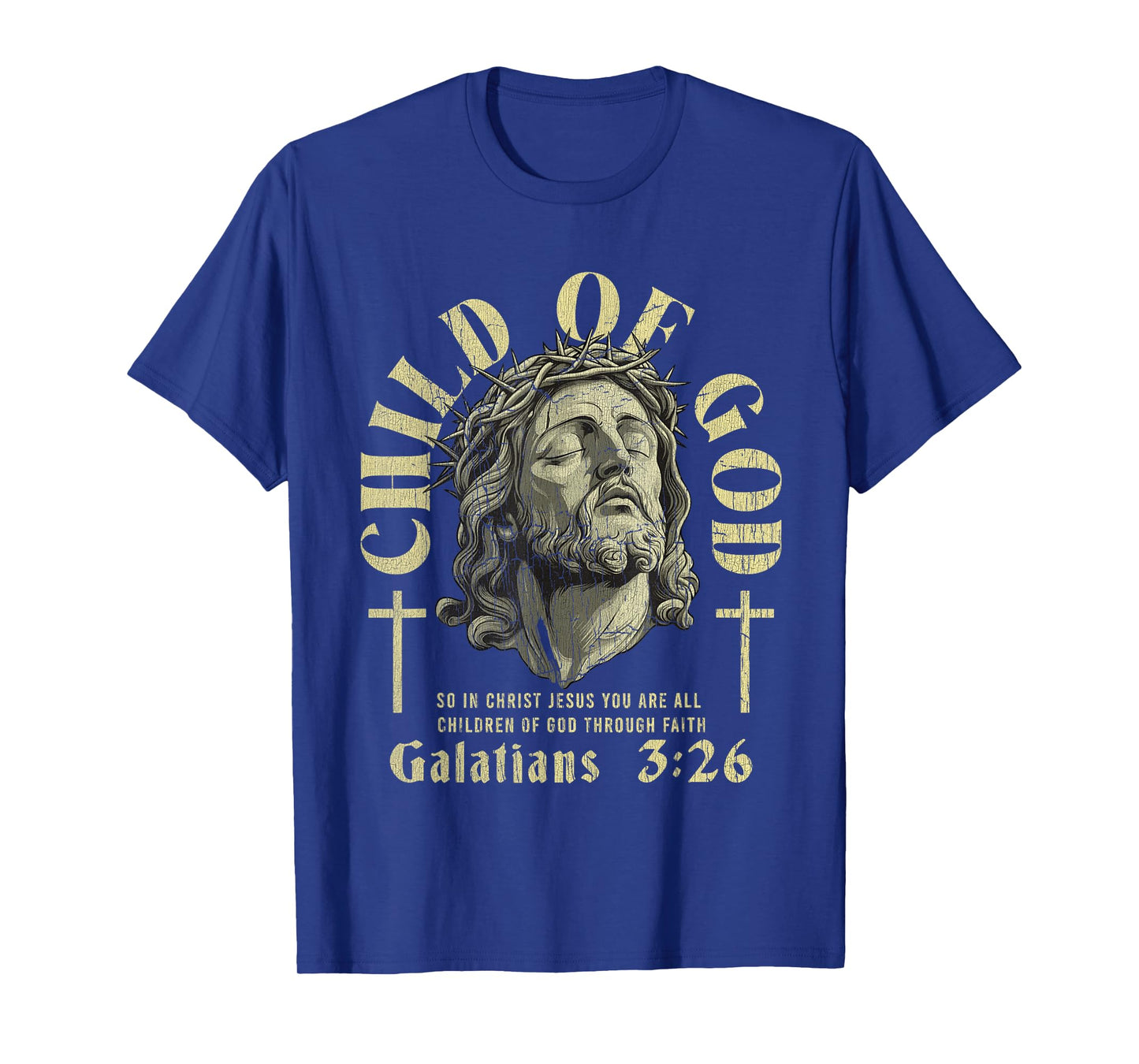 Vintage Child Of God Galatians 3 26 T-Shirt