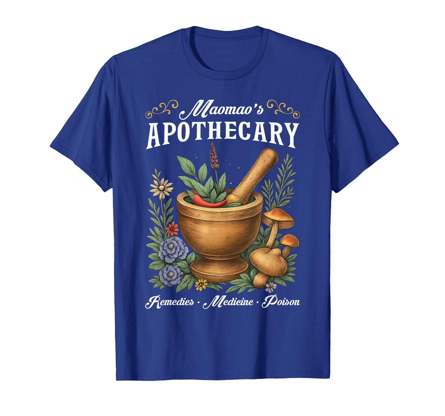 Apothecary Remedies Medicine Poison Herbal Witchy Vibe T-Shirt