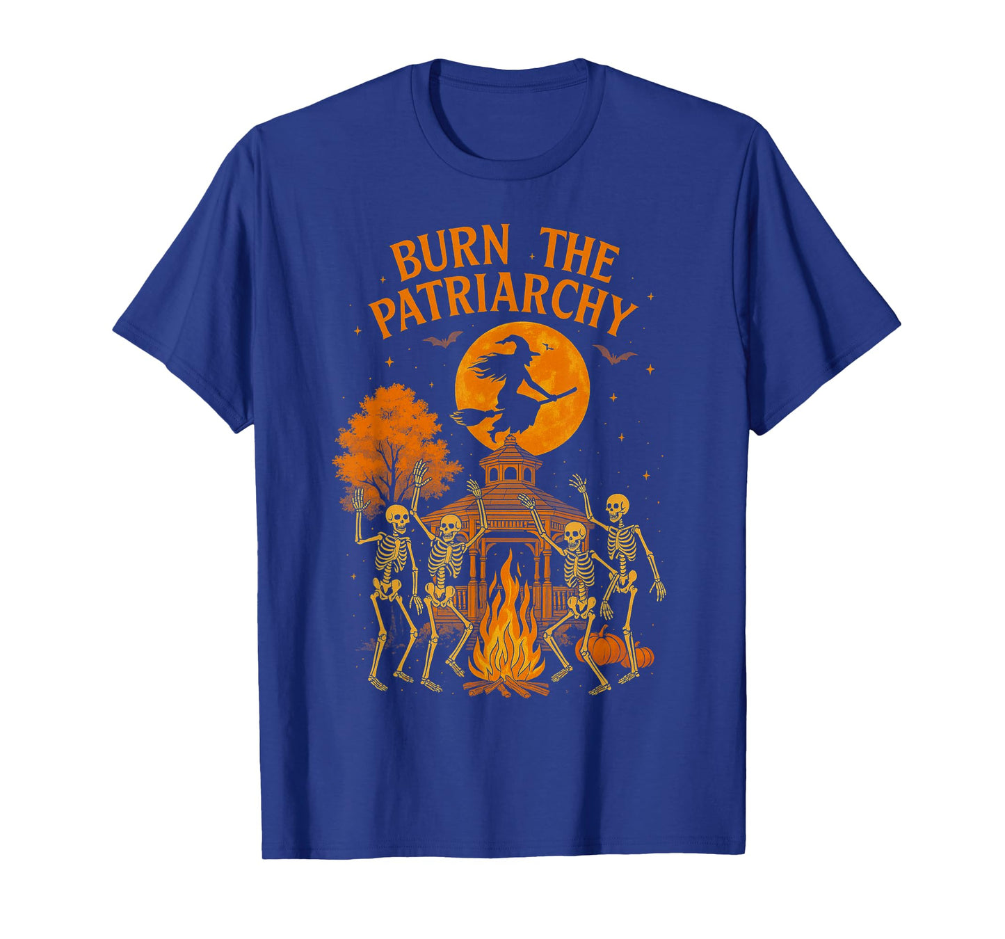 HUGvyn Burn The Patriarchy Feminist Witch Halloween Gazebo T-Shirt