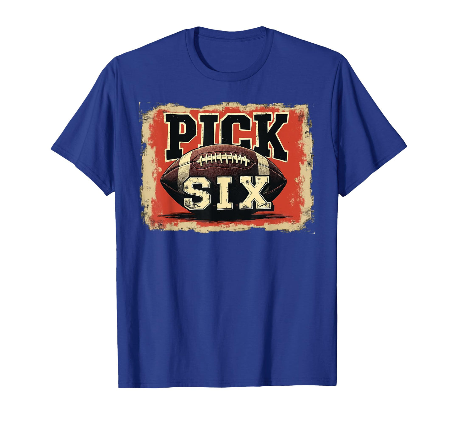 Pick Six Football Play - Savage Interception Design T-Shirt