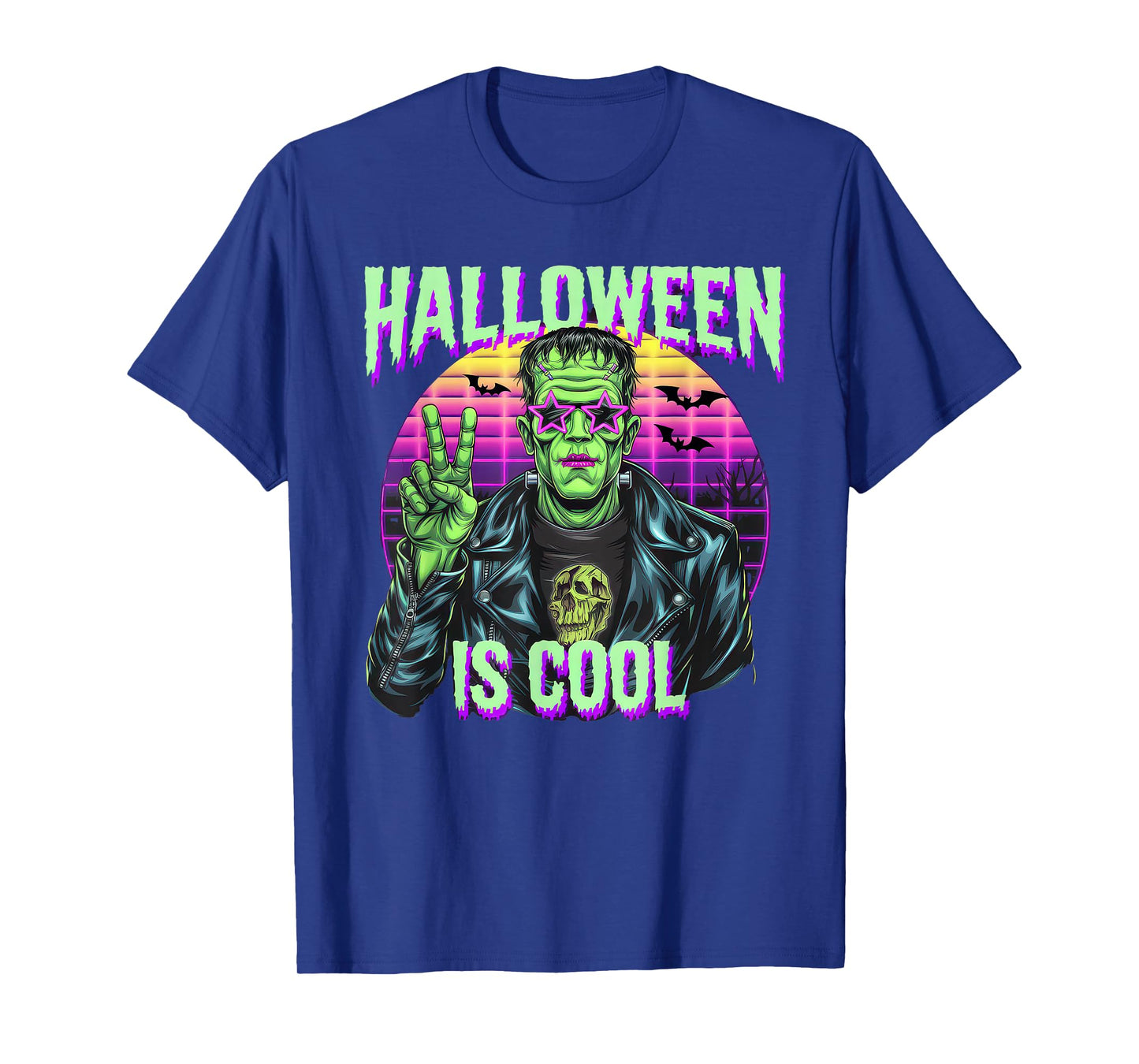 Halloween is Cool Tshirt Women Men Frankenstein Monster T-Shirt