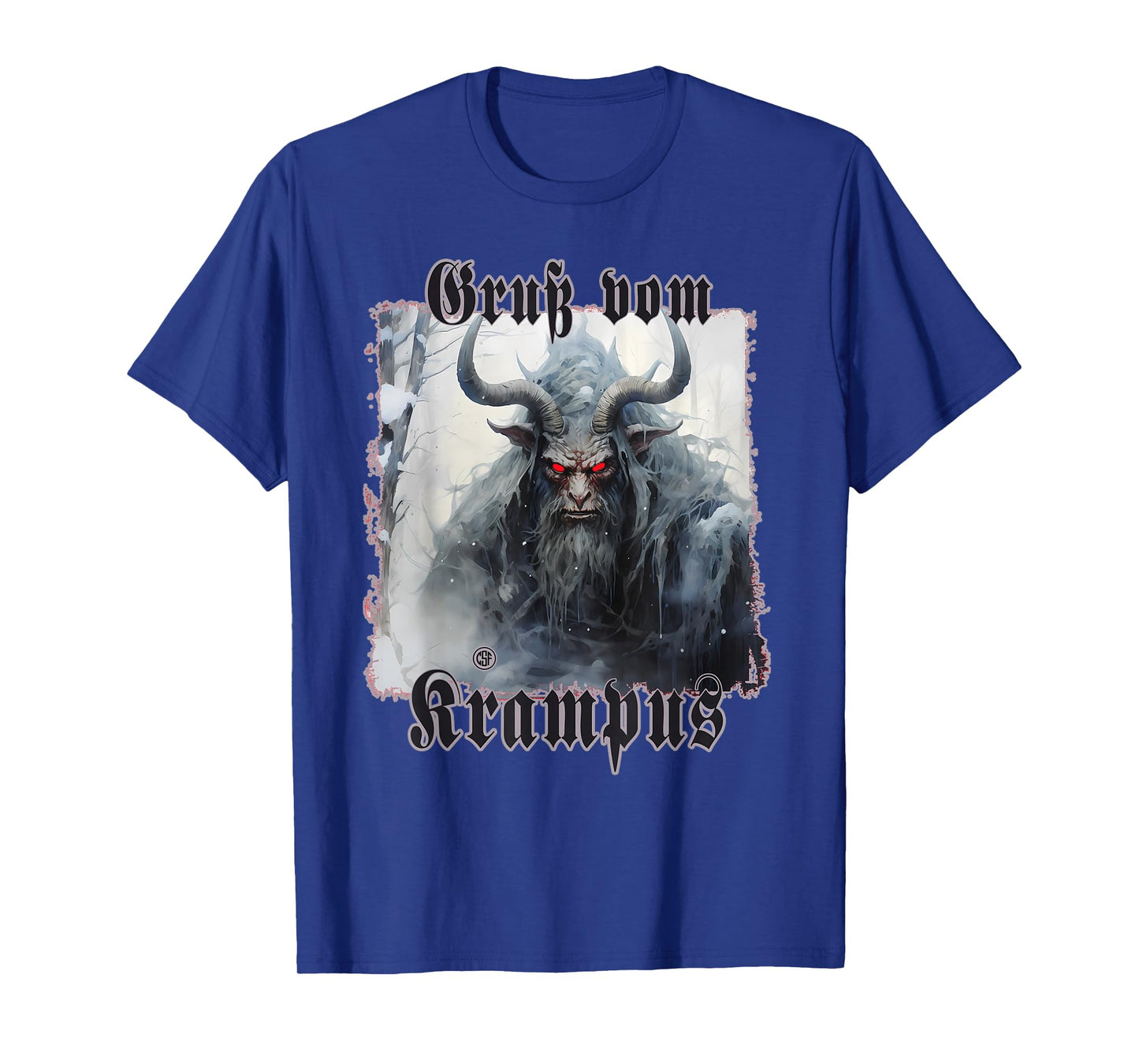 Greeting from Krampus Christmas Legend Figure T-Shirt