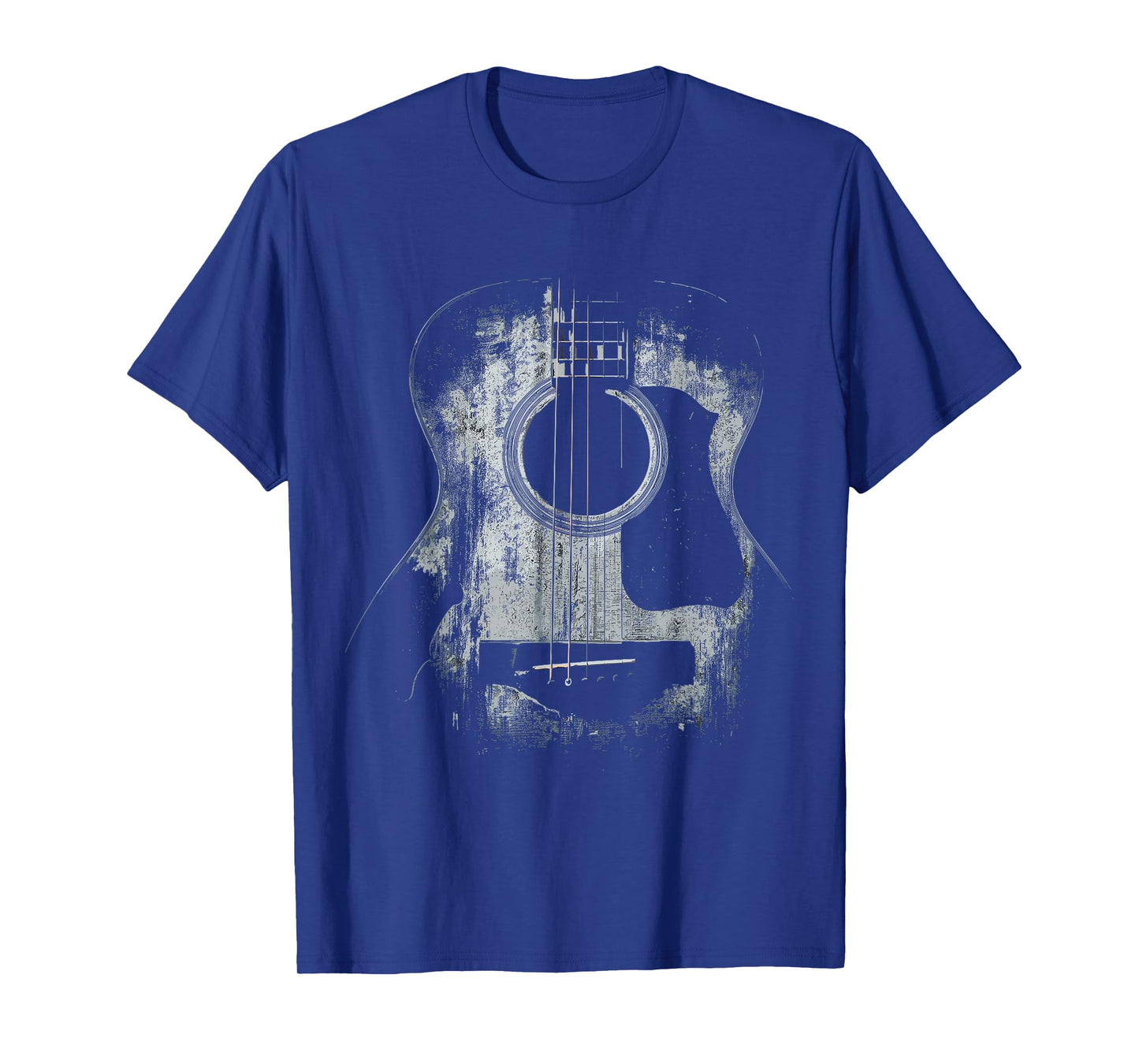 Distressed Acoustic Guitar Player Rock & Roll T-Shirt