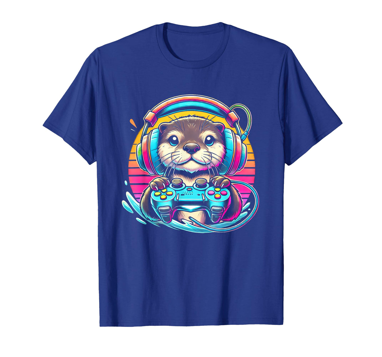 Otter Funny Video Game Controller T-Shirt