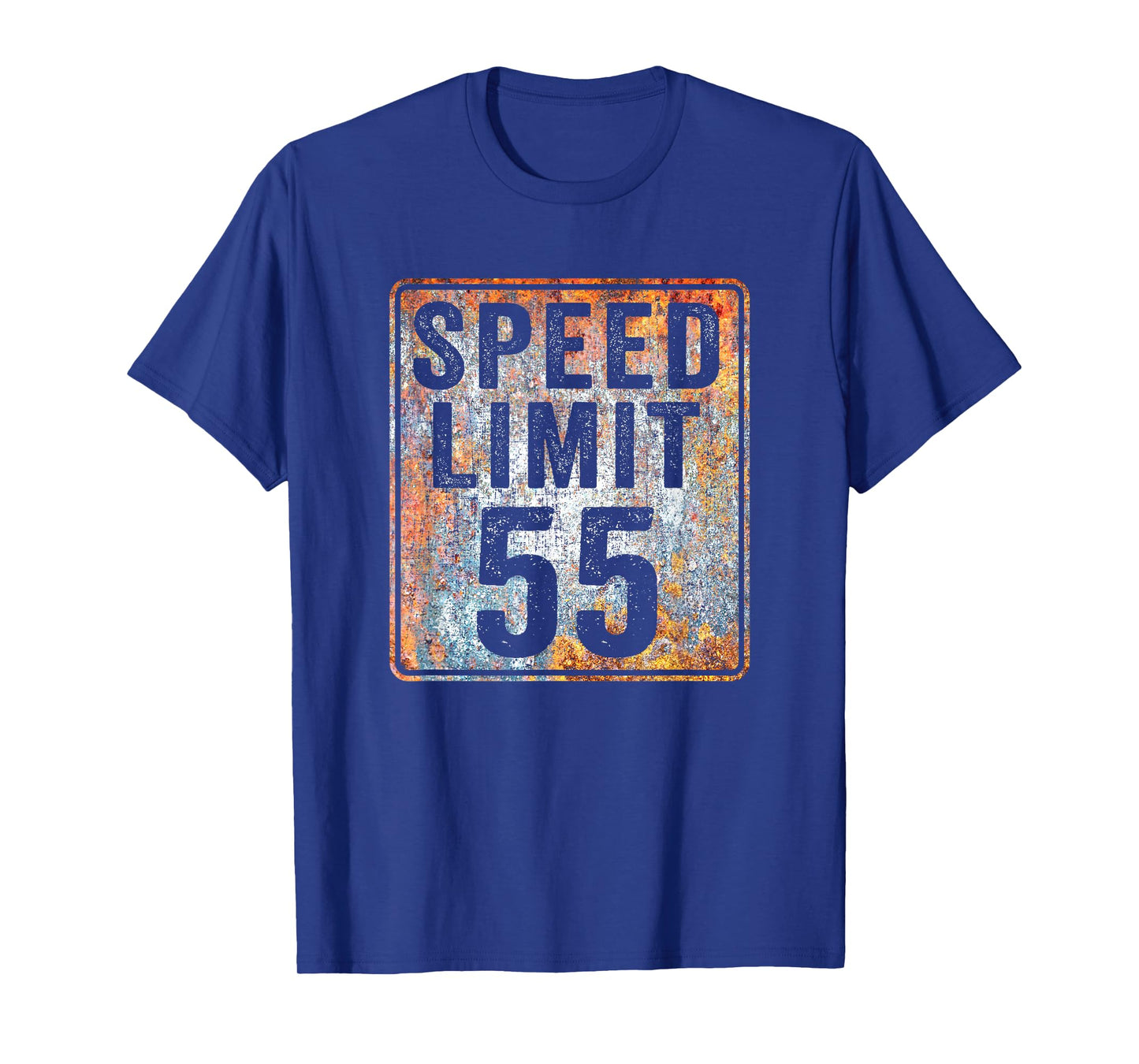 Speed Limit 55 MPH Sign 55th Birthday 55 Years Old Driving T-Shirt