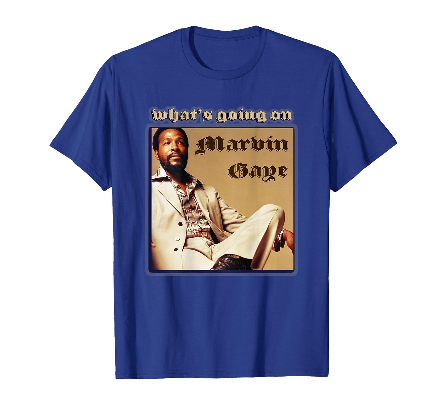 Marvin Gaye_004_Back Printed T-Shirt