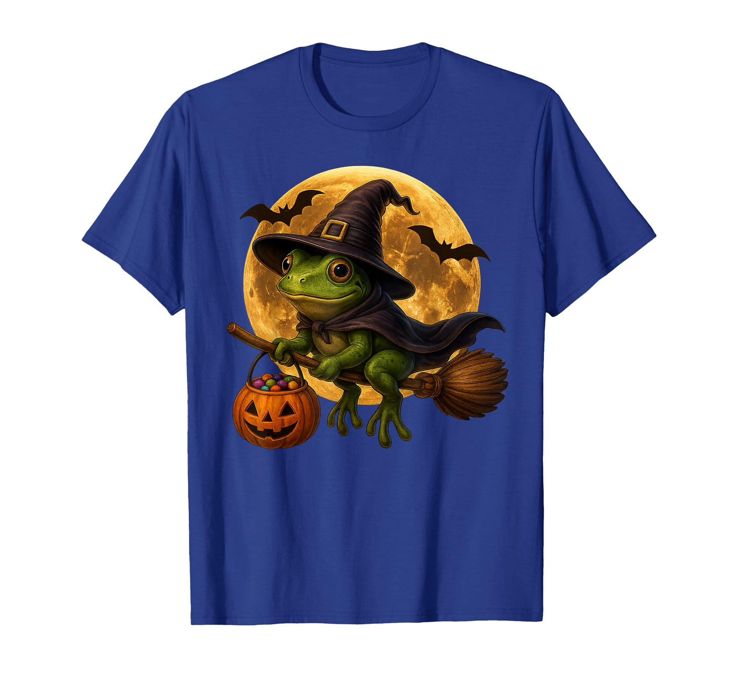 Frog Witch Halloween Tees for Men Women Girls Costume Gifts T-Shirt