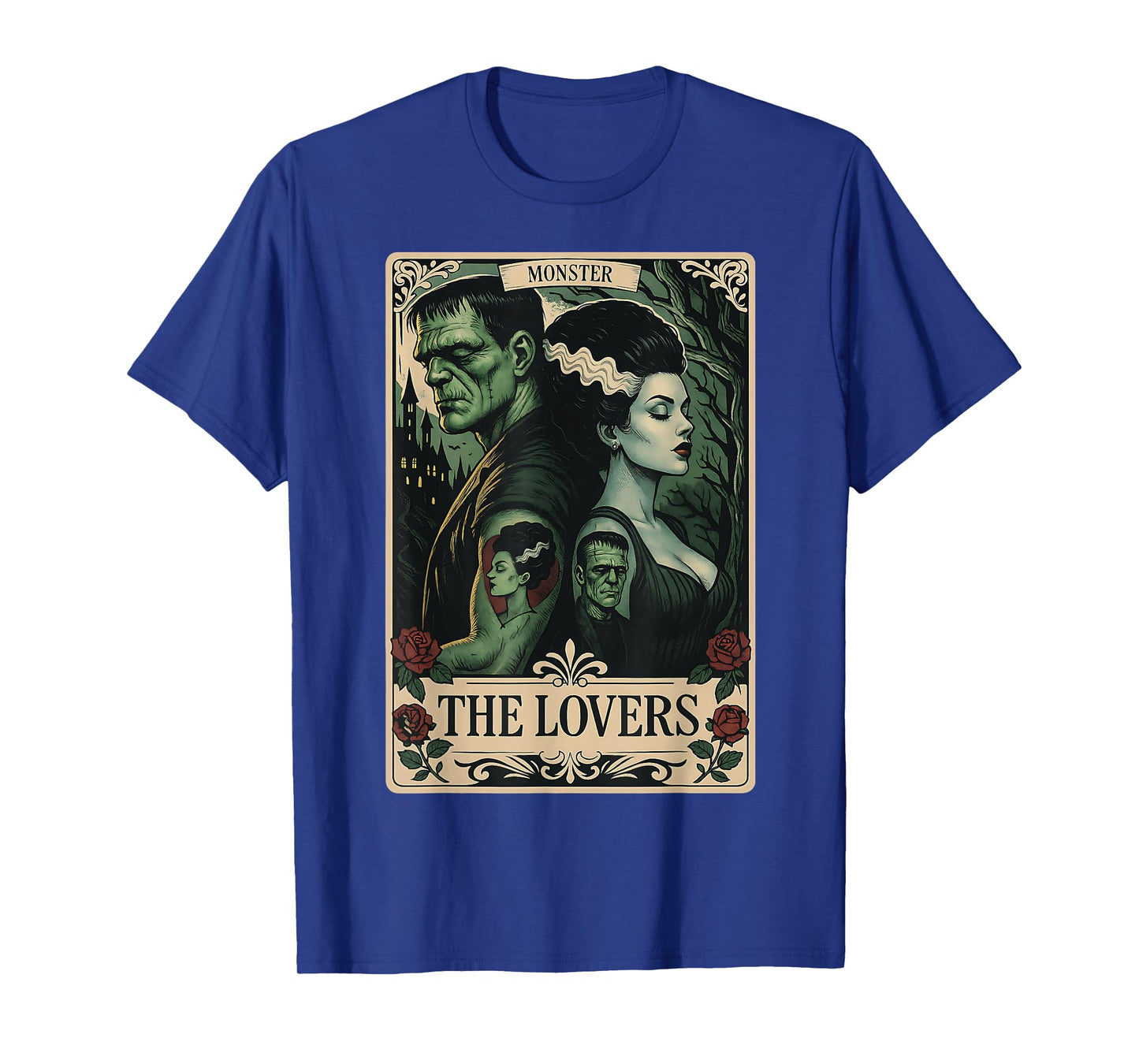 The Lovers Frankenstein Monster Horror Design for Halloween T-Shirt